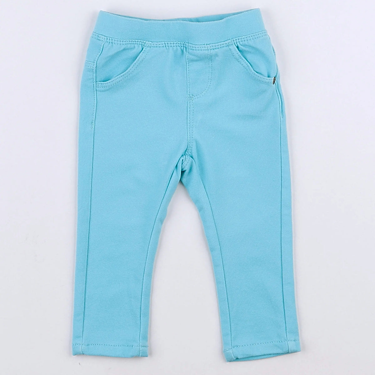 Vertbaudet - jegging bleu - 9 mois
