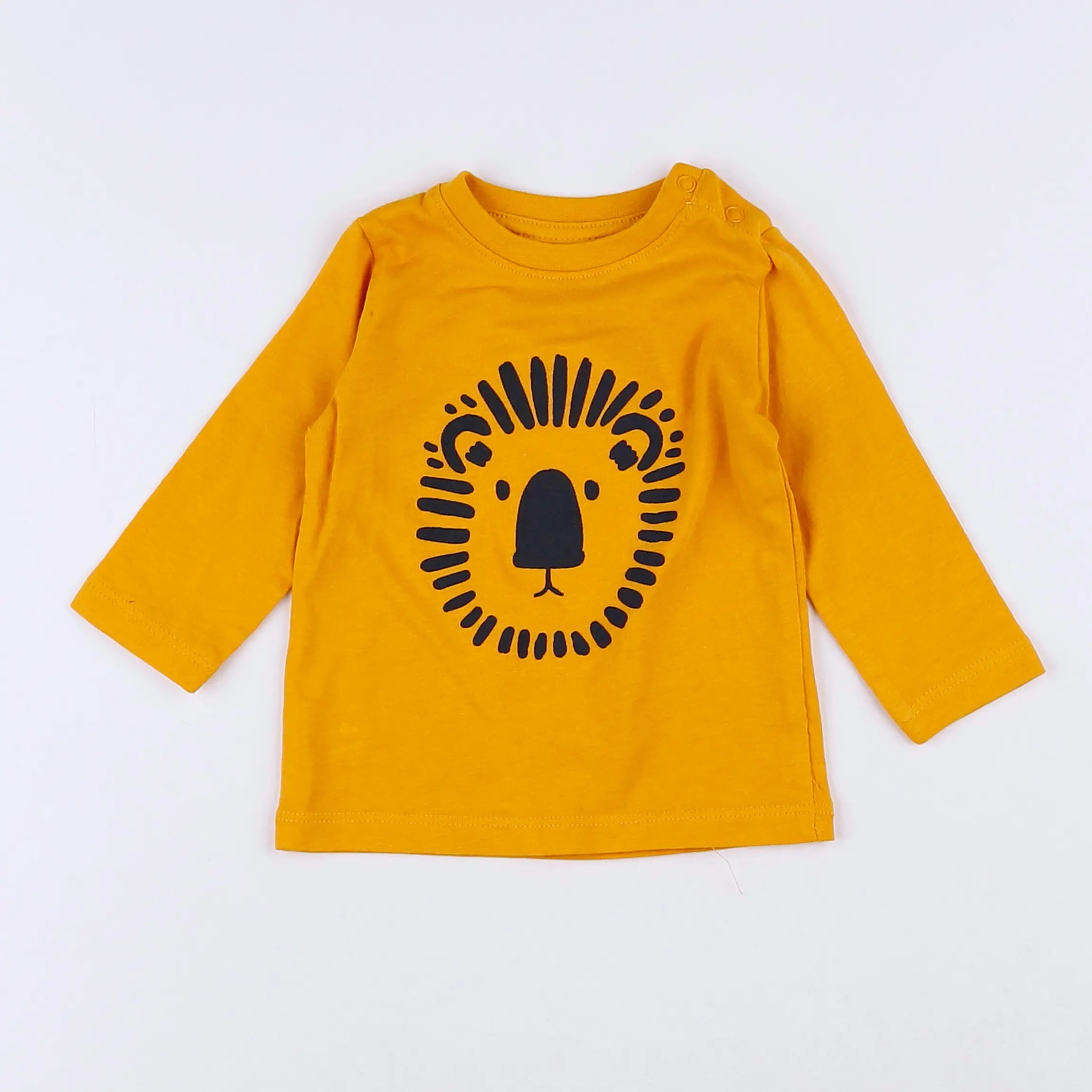 Vertbaudet - tee-shirt jaune - 3 mois