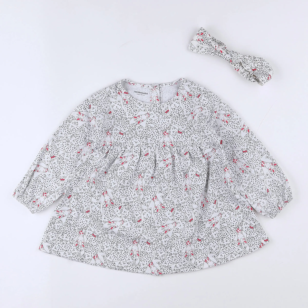 Vertbaudet - robe blanc - 2 ans