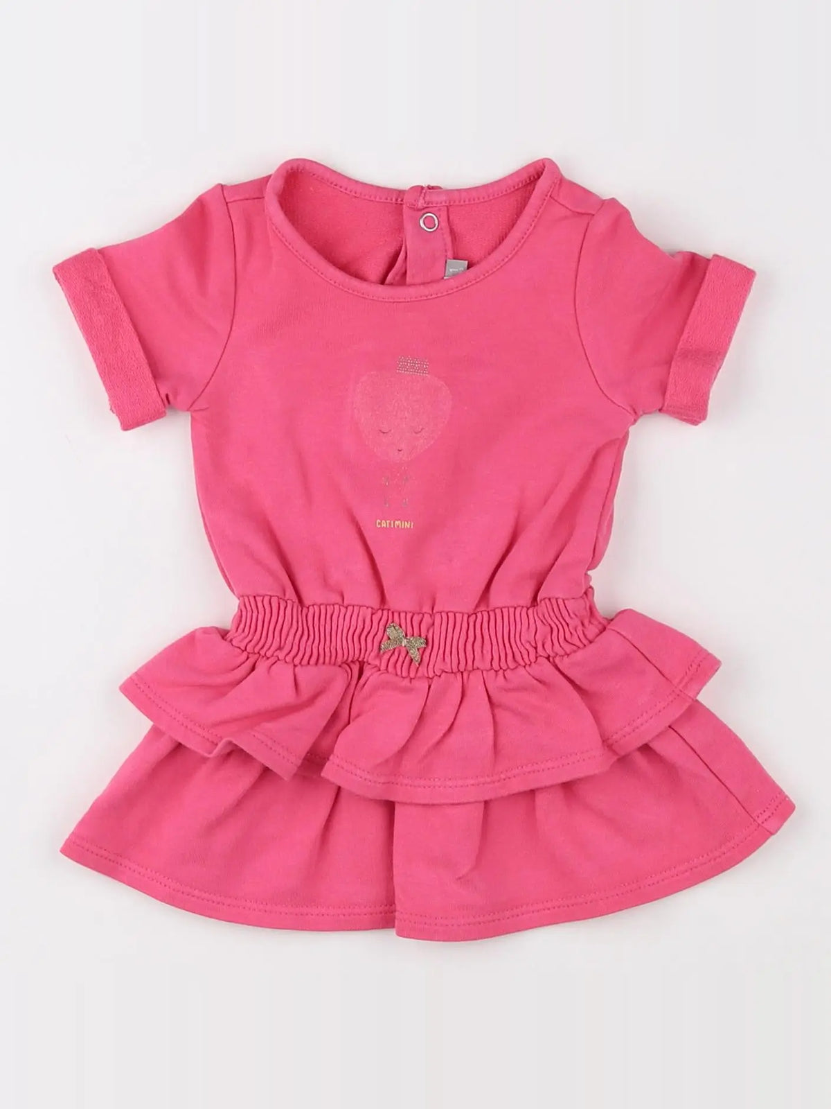 Catimini - robe rose - 1 mois