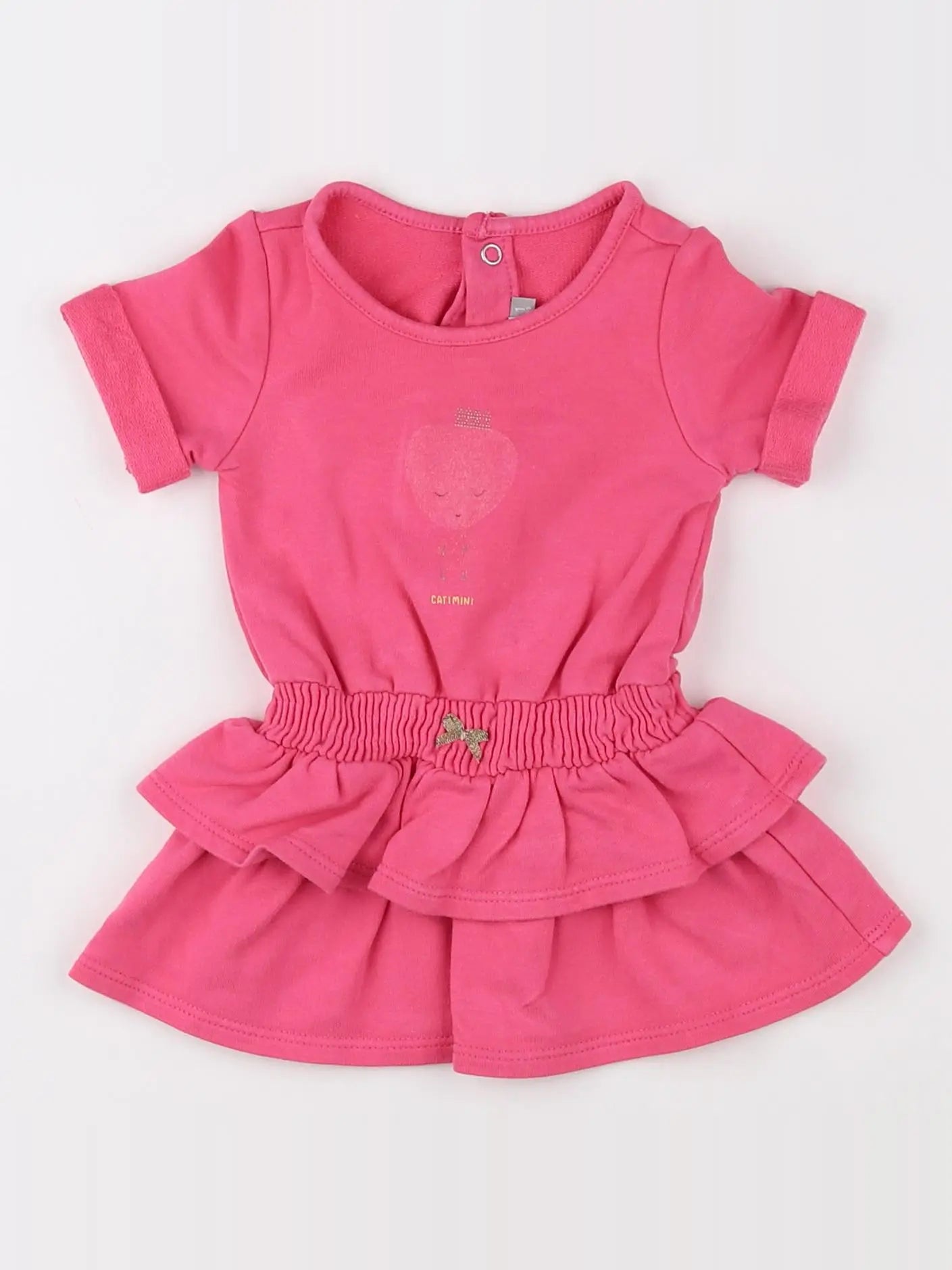 Catimini - robe rose - 1 mois