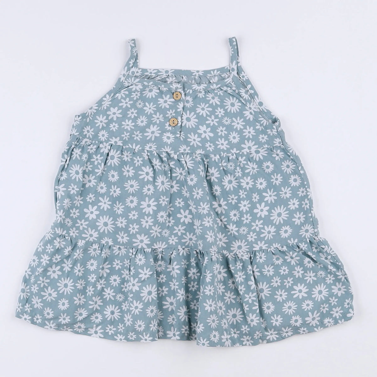 Vertbaudet - robe vert - 12 mois