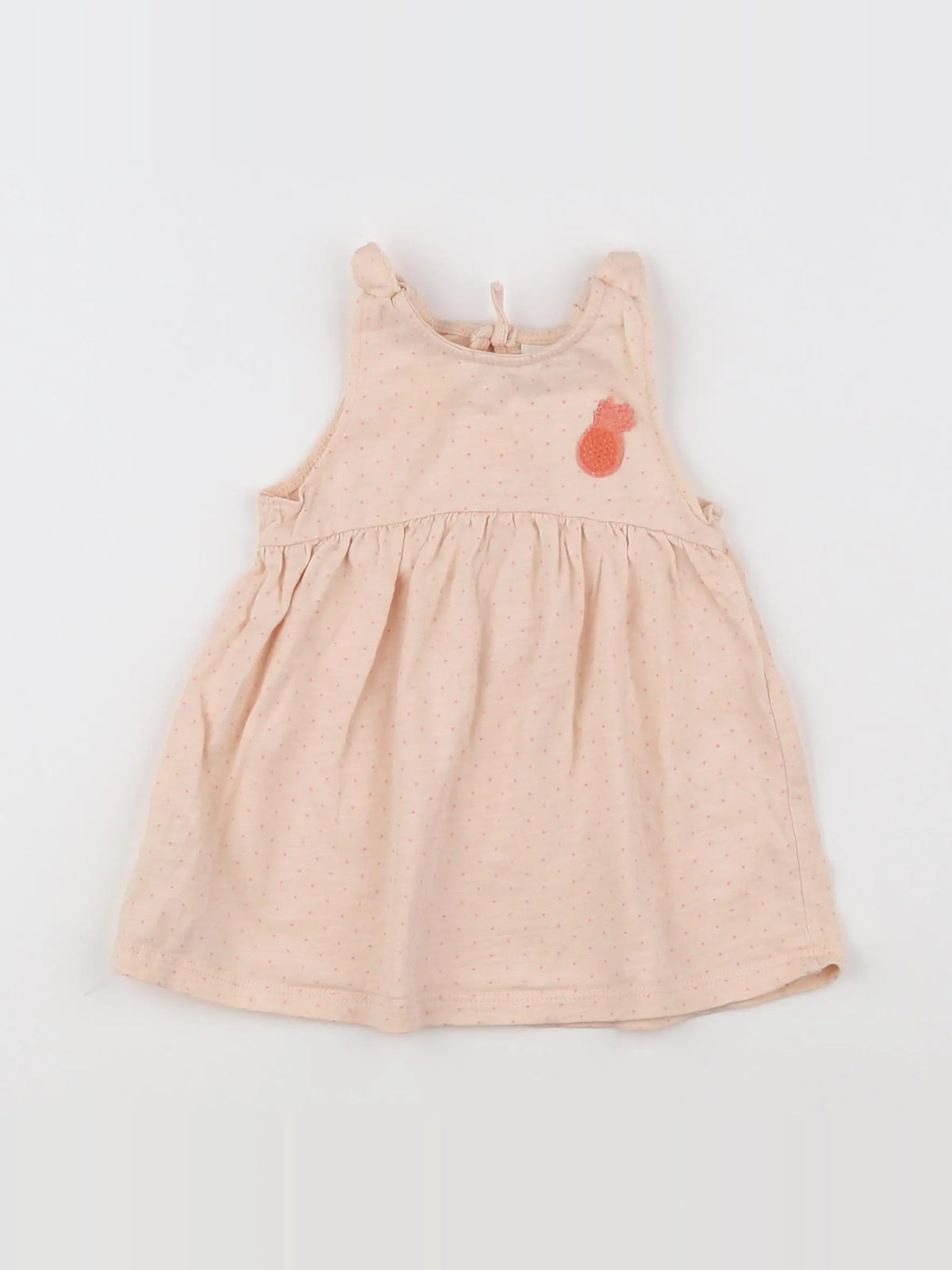 Tape à l'oeil - robe orange - 6 mois
