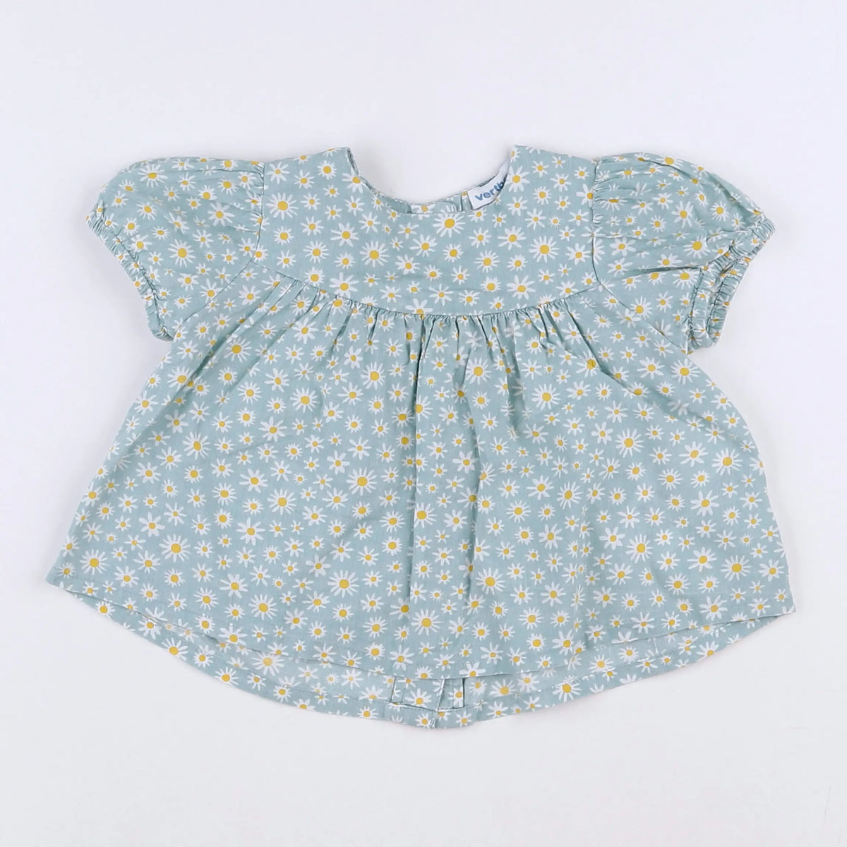 Vertbaudet - blouse vert - 3 mois