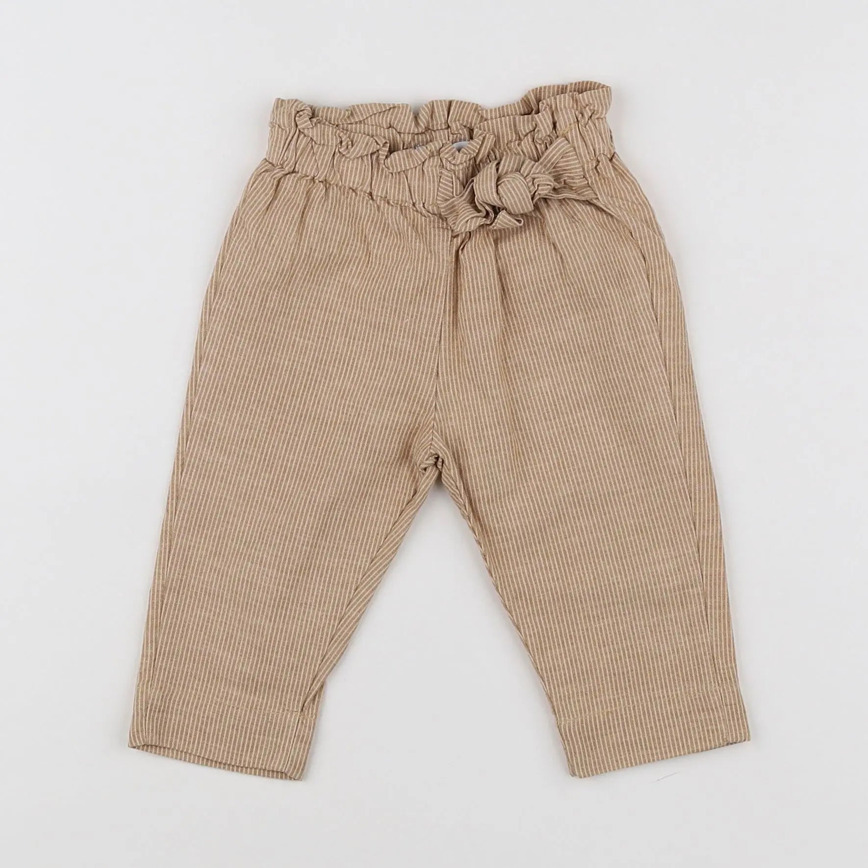 Vertbaudet - pantalon marron - 6 mois
