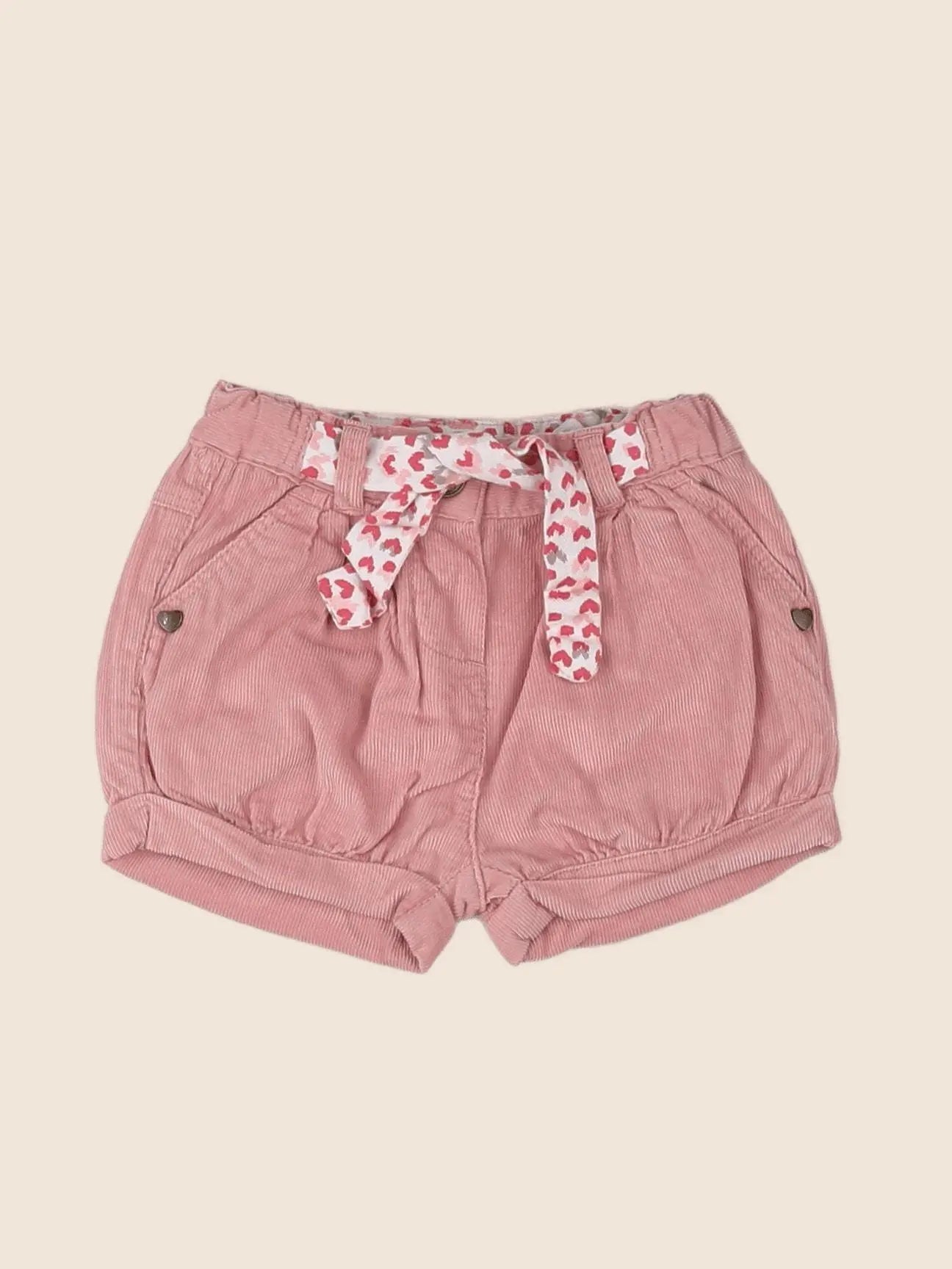 Tape à l'oeil - short rose - 3 mois