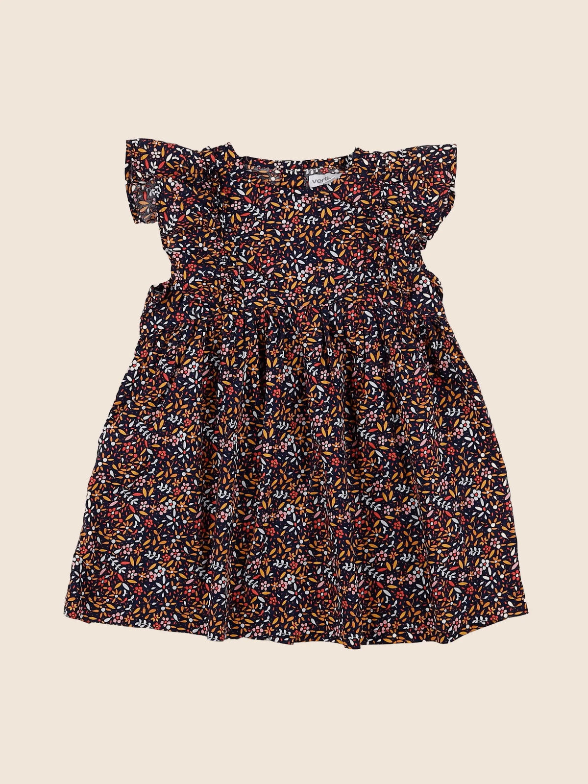 Vertbaudet - robe multicolore - 18 mois