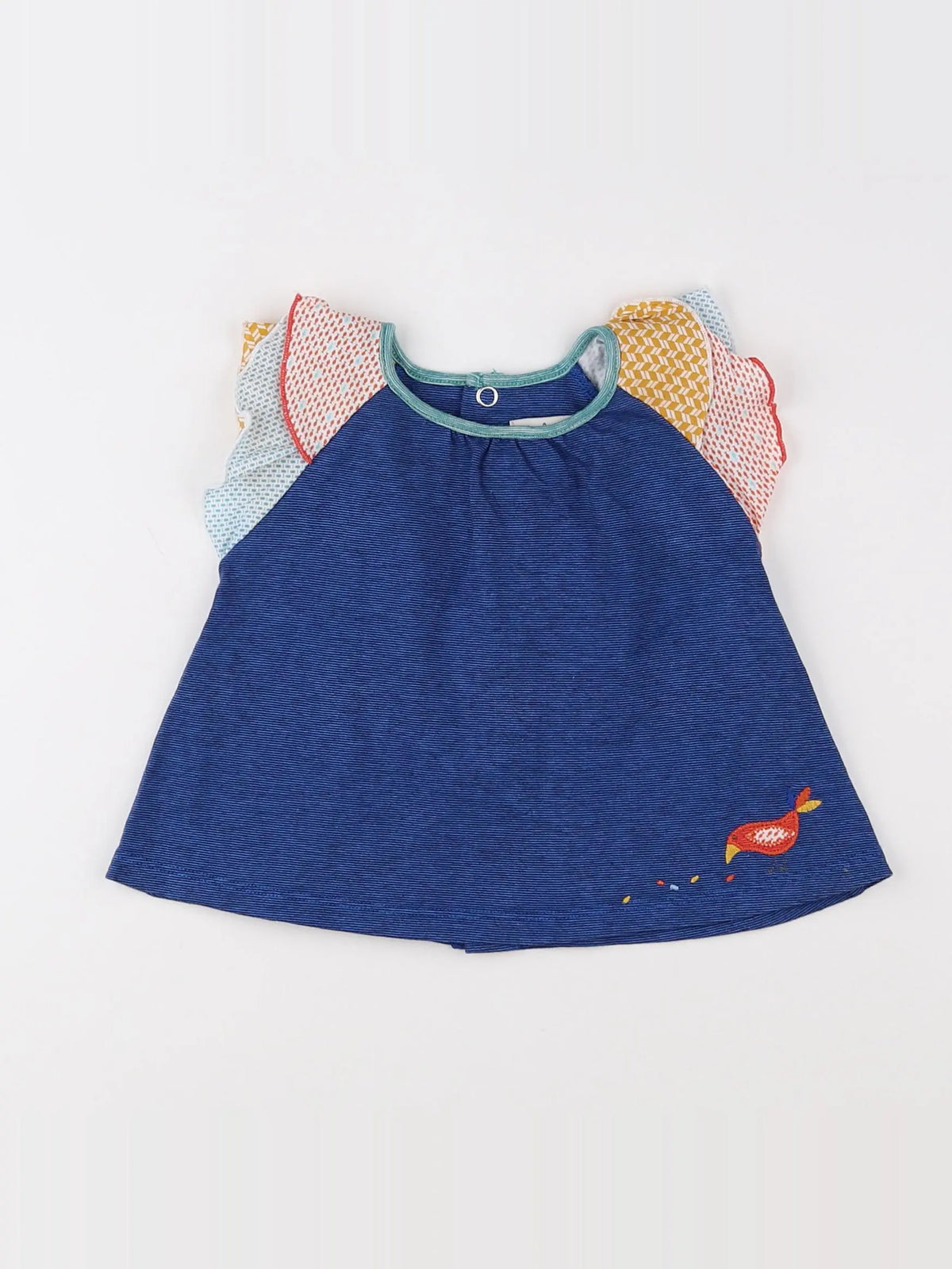 Moulin Roty - robe bleu, multicolore - 3 mois