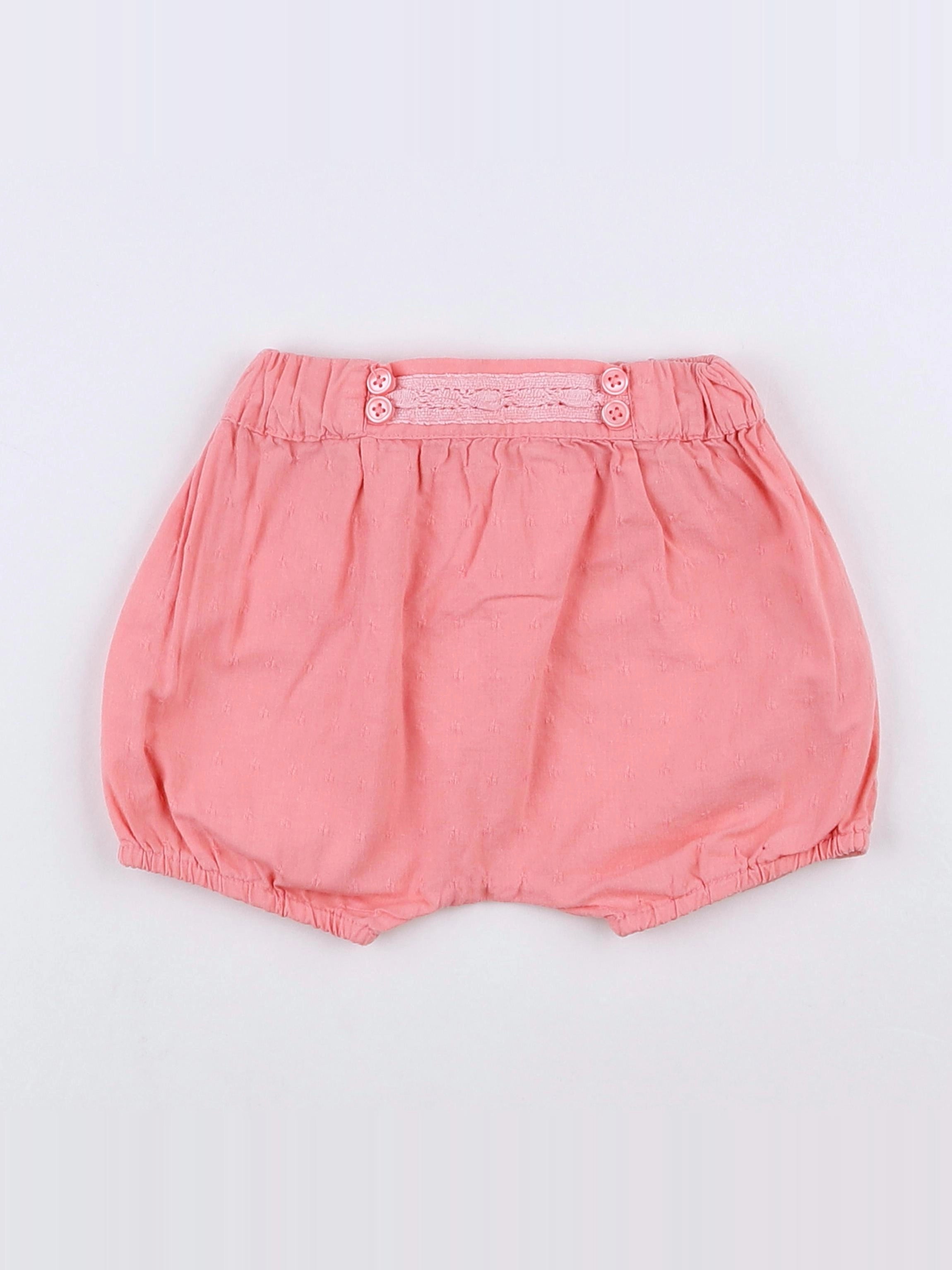 Boutchou - short rose - 3 mois
