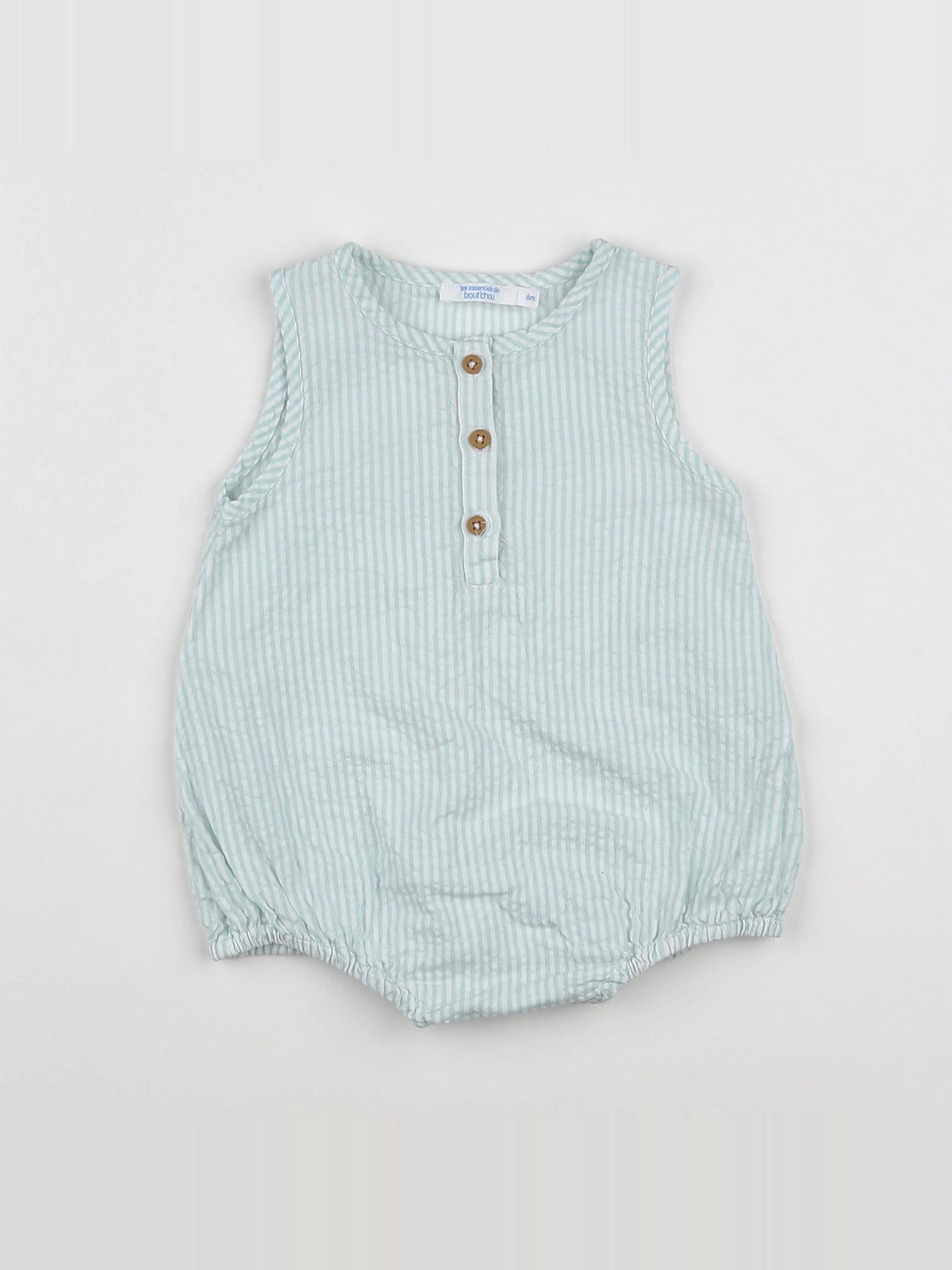 Boutchou - combinaison vert - 3 mois