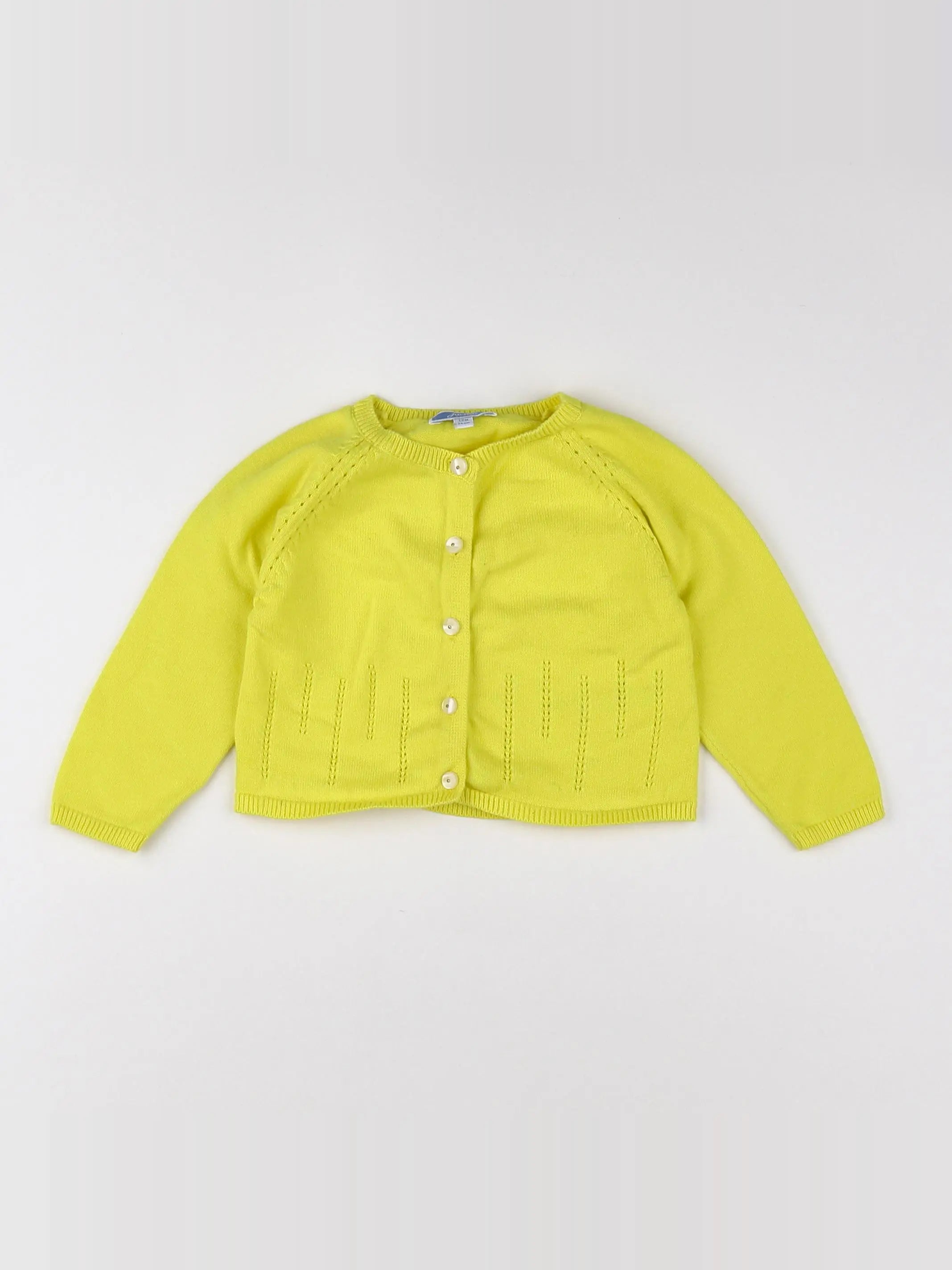 Jacadi - gilet jaune - 12 mois