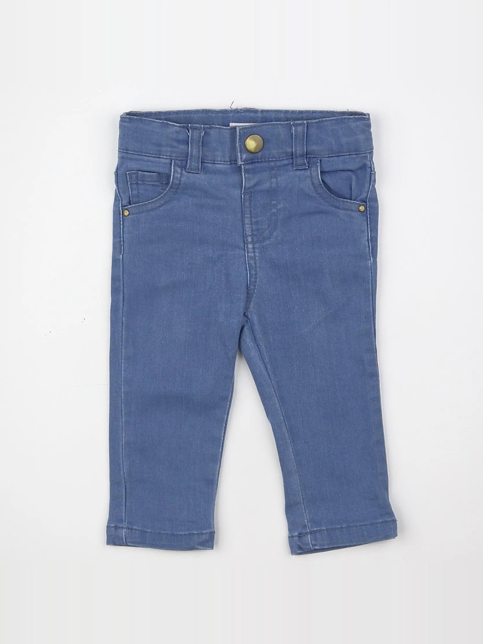 La Redoute - pantalon bleu - 6 mois