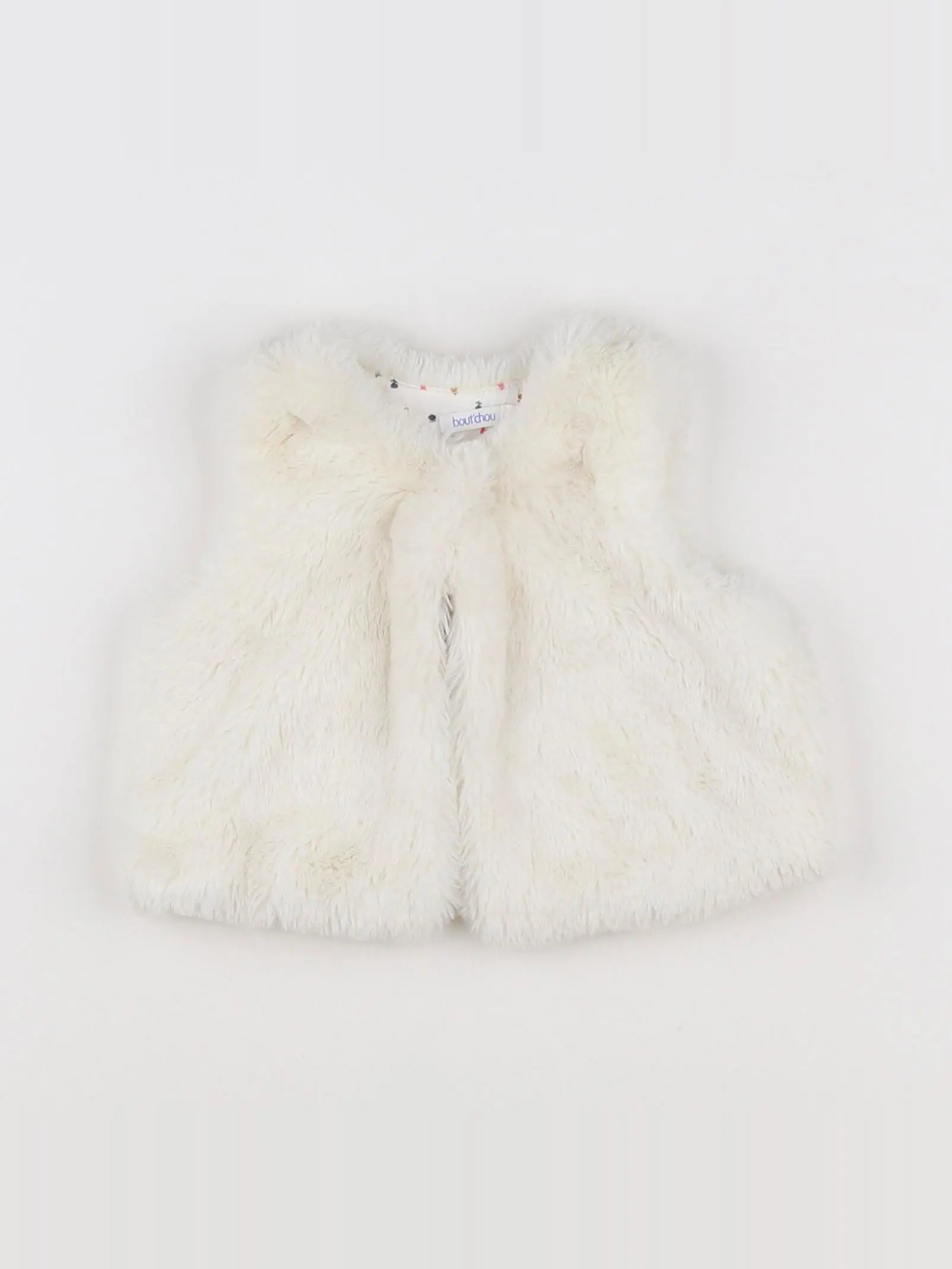 Boutchou - gilet blanc - 6 mois