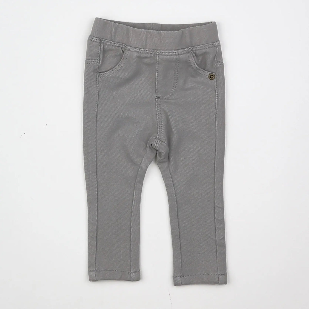 Vertbaudet - jegging gris - 3 mois