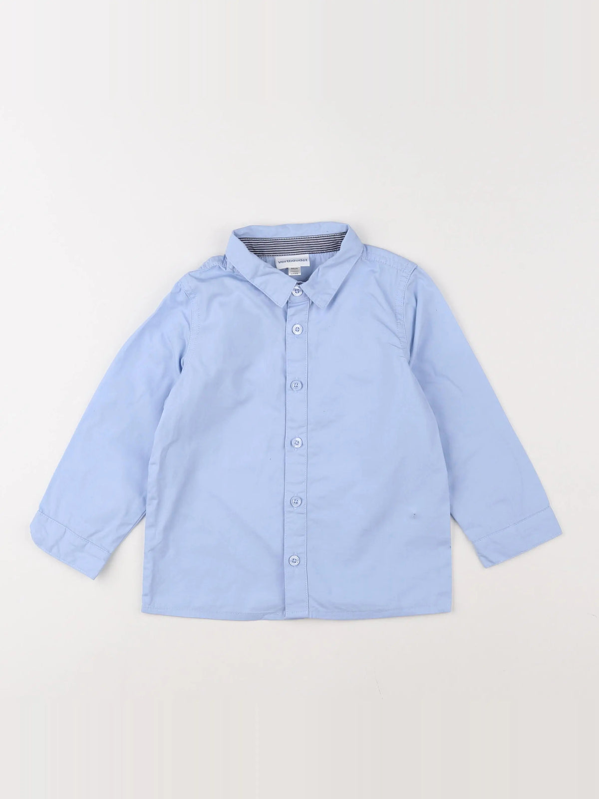Vertbaudet - chemise bleu - 2 ans