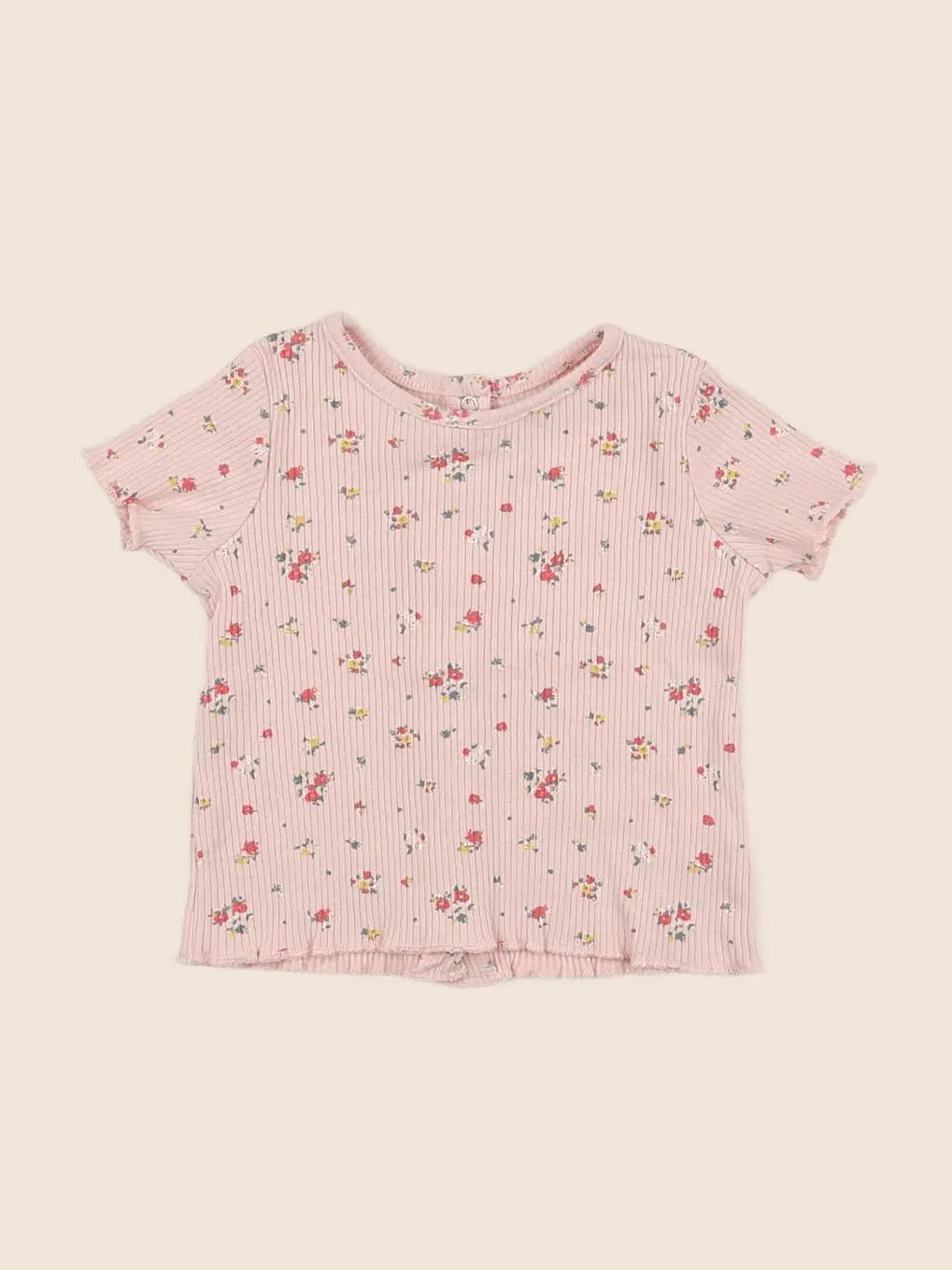Vertbaudet - tee-shirt rose - 6 mois