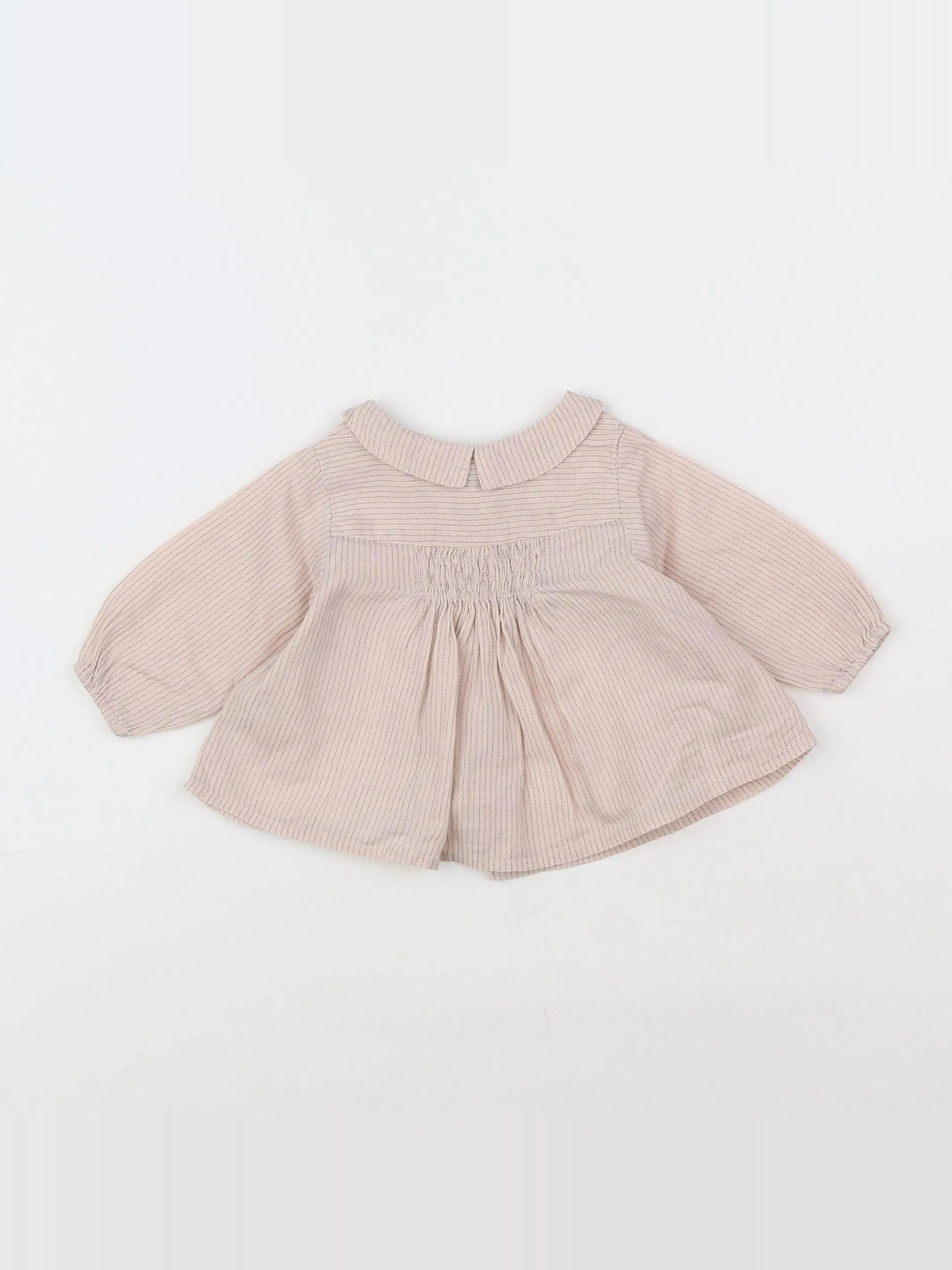 Bonton - blouse rose - 3 mois