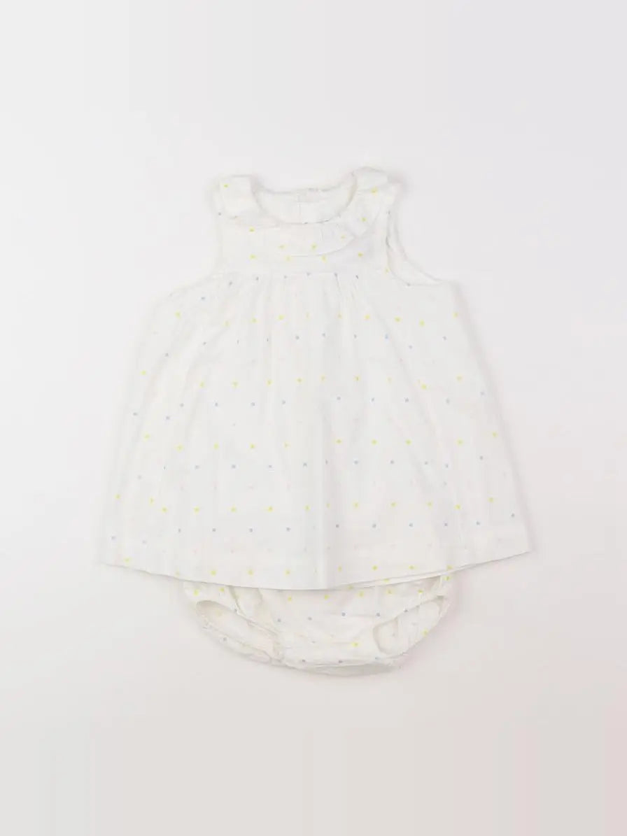 Jacadi - robe blanc - 12 mois