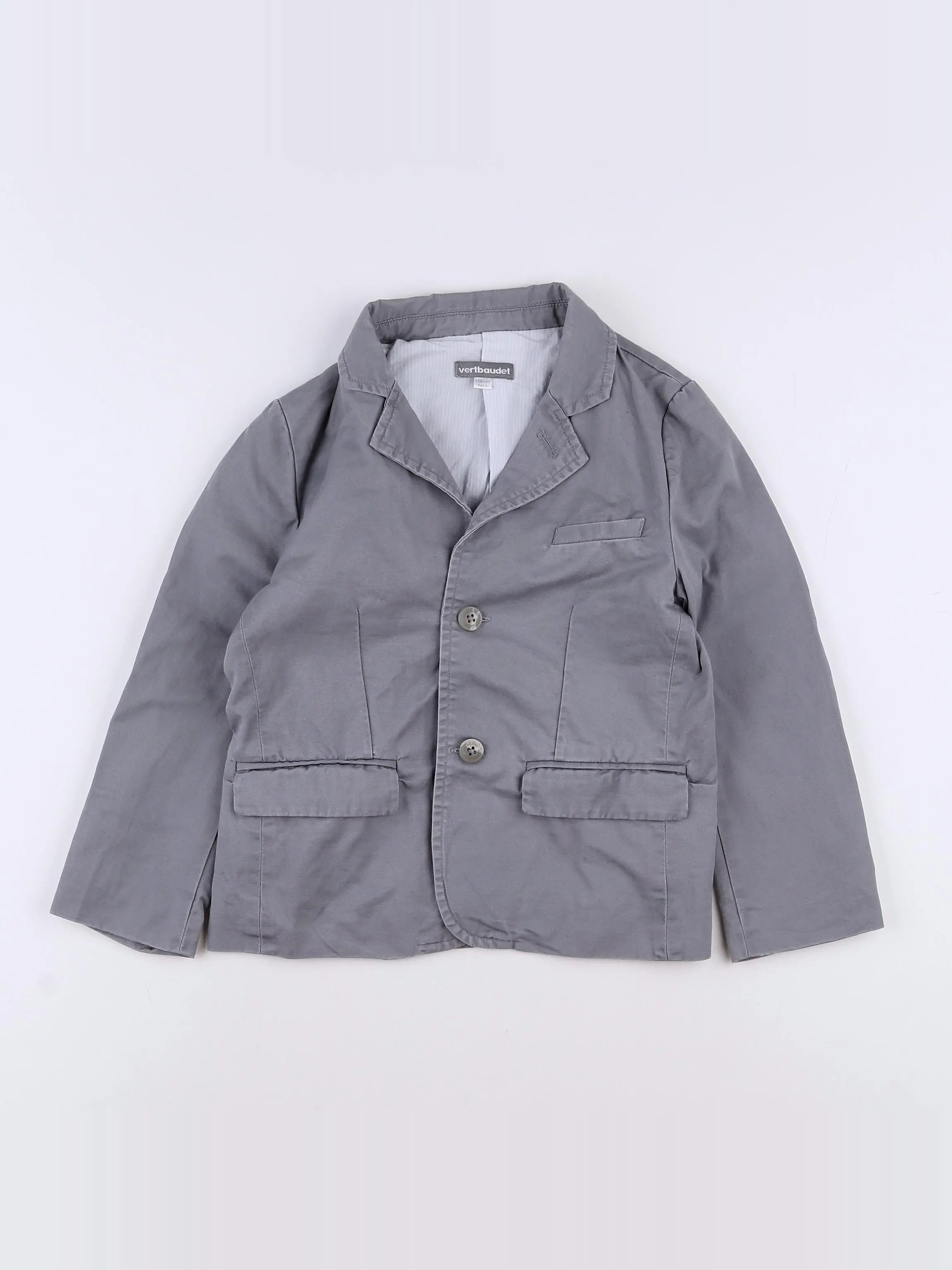 Vertbaudet - veste gris - 5 ans