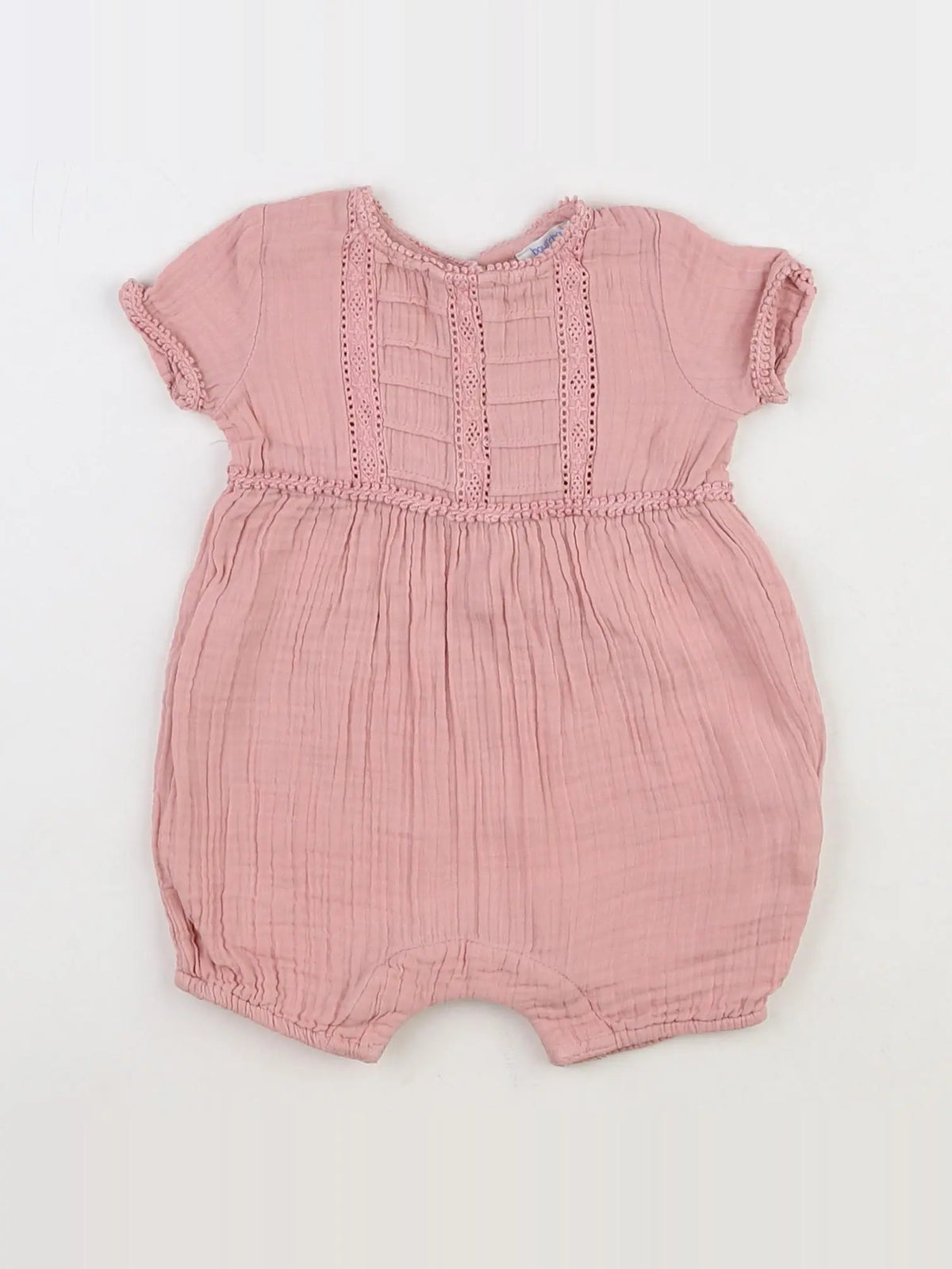 Boutchou - combinaison rose - 3 mois