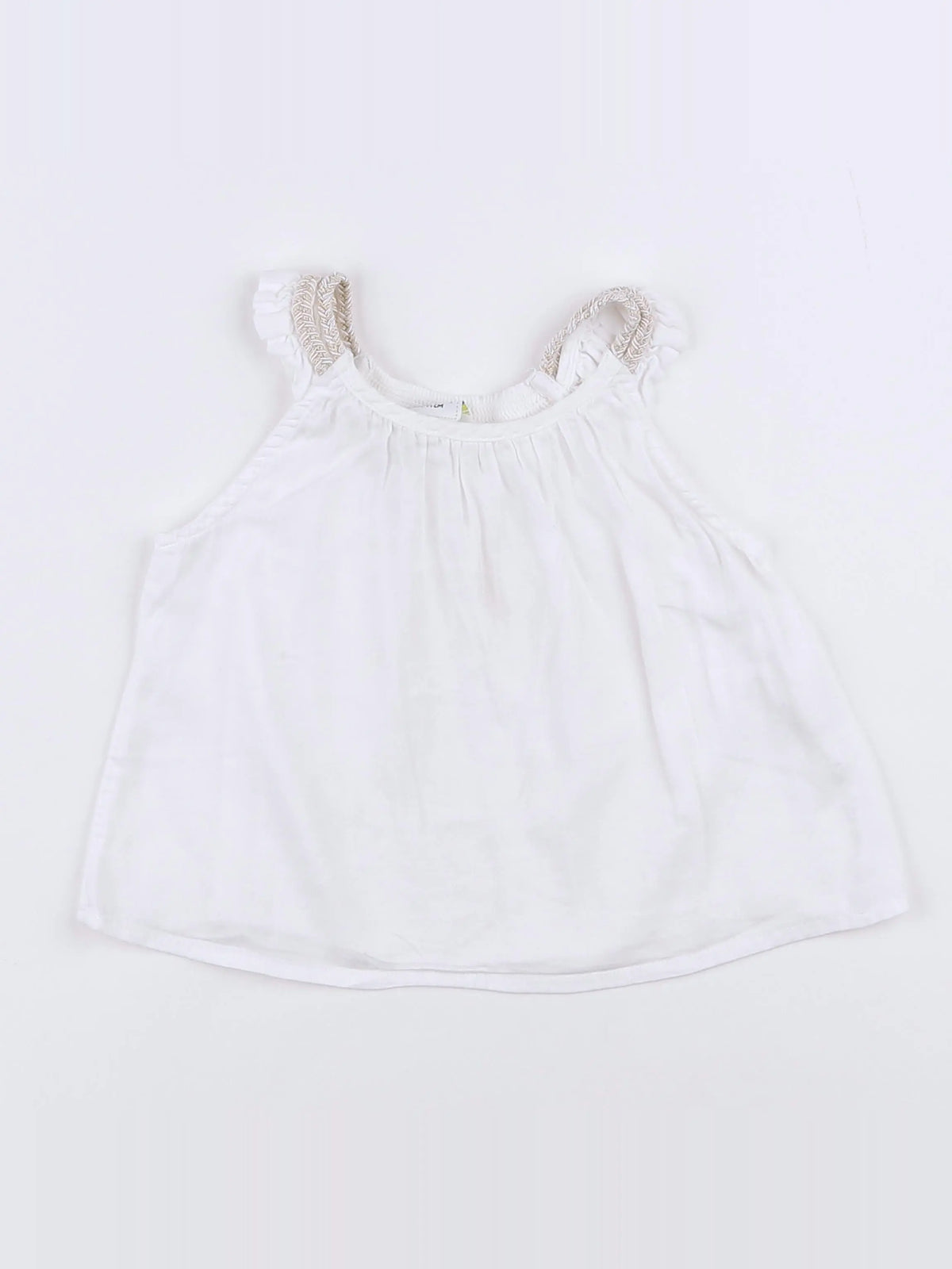 Tape à l'oeil - blouse blanc - 9 mois