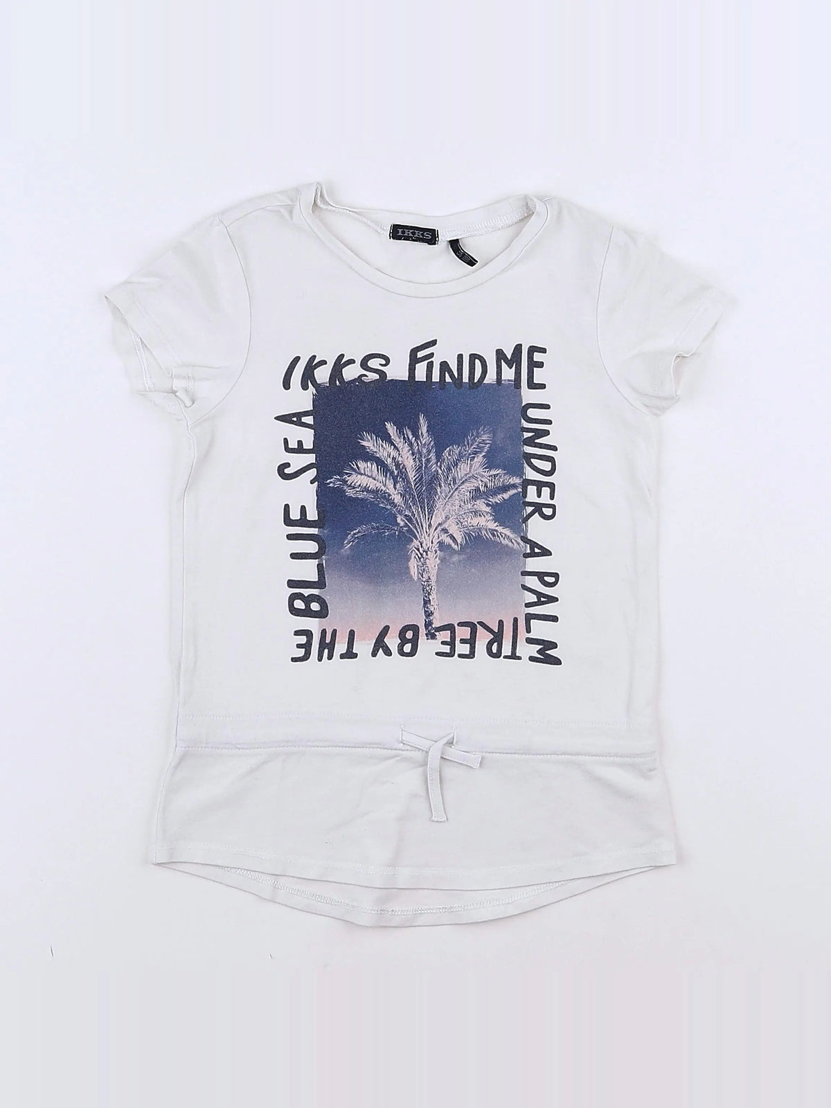IKKS - tee-shirt blanc - 5 ans