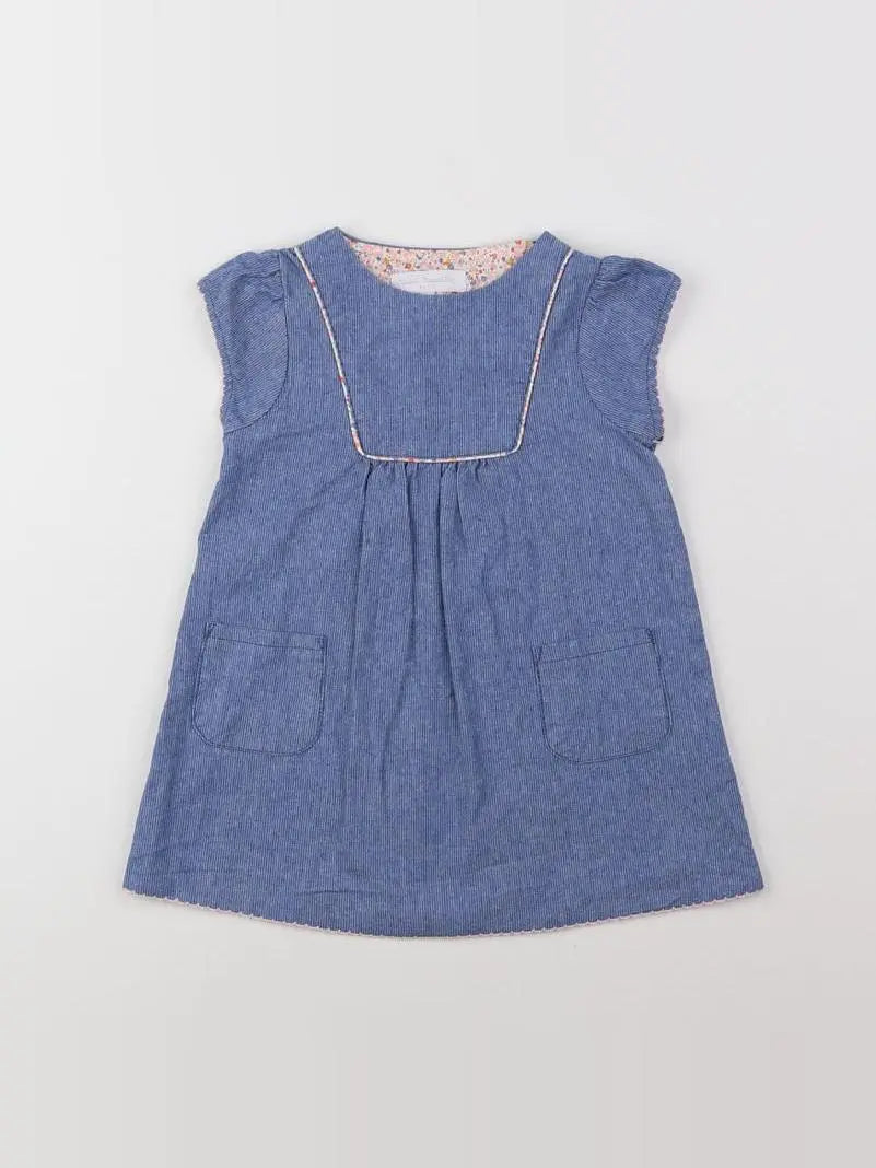 Cadet Rousselle - robe bleu - 12 mois