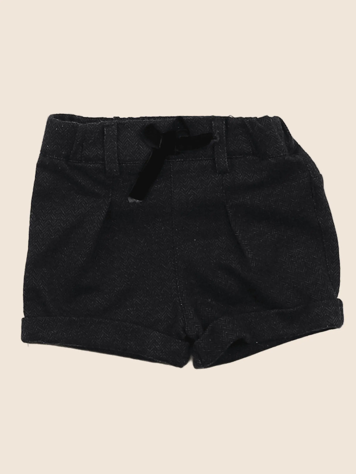 Vertbaudet - short noir - 6 mois