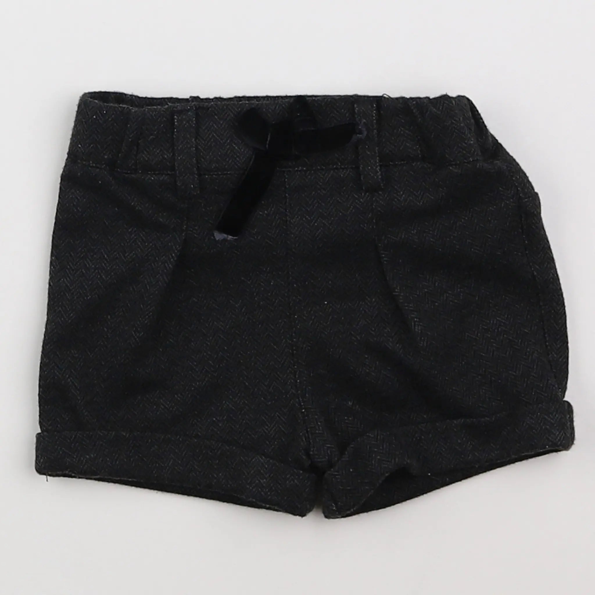 Vertbaudet - short noir - 6 mois