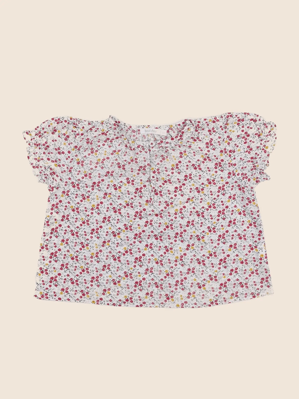 Boutchou - blouse multicolore - 12 mois