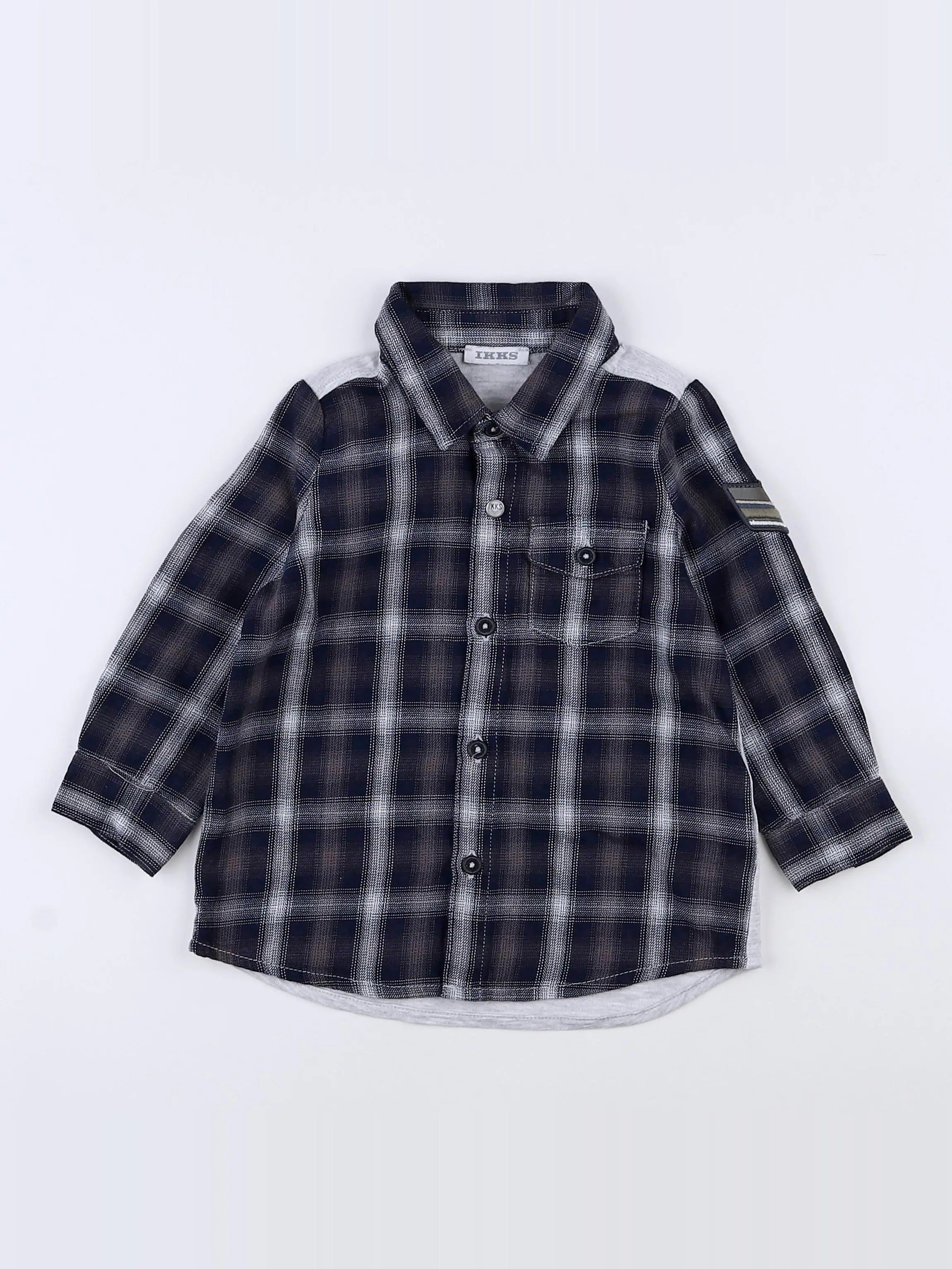 IKKS - chemise bleu - 12 mois