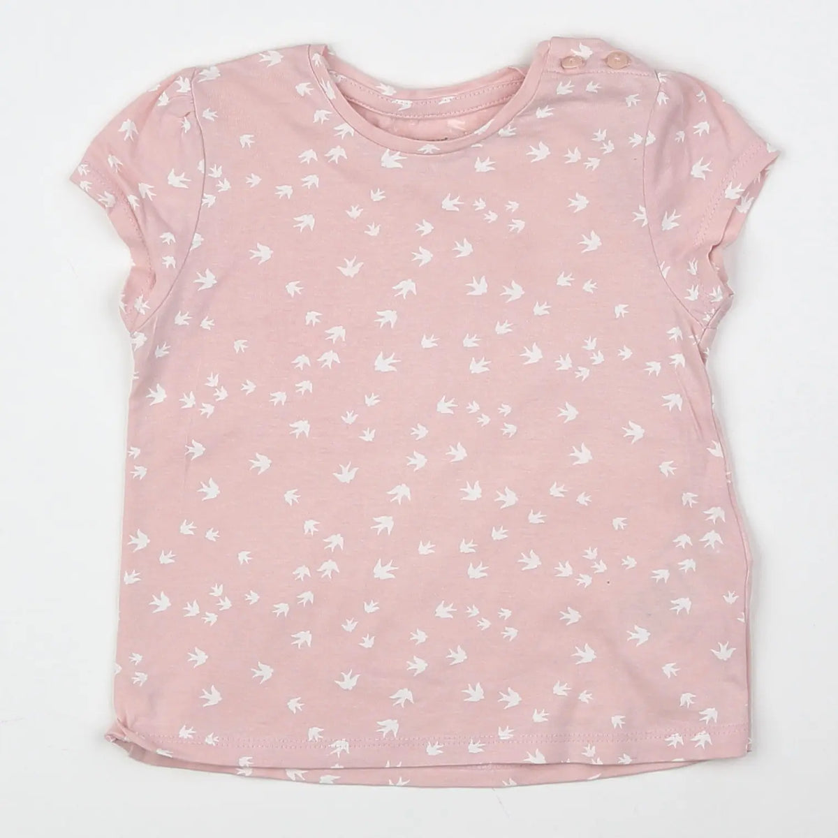 Vertbaudet - tee-shirt rose - 2 ans