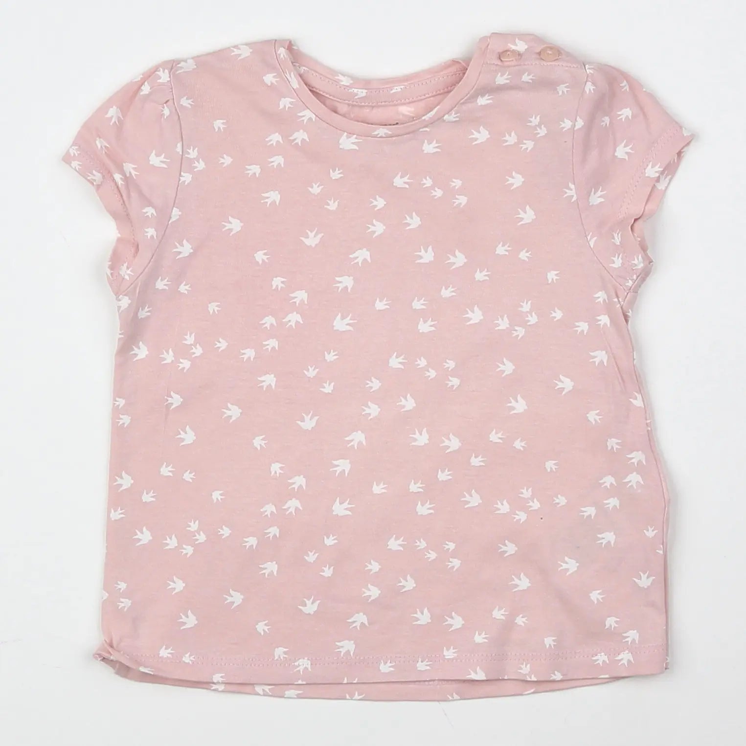Vertbaudet - tee-shirt rose - 2 ans