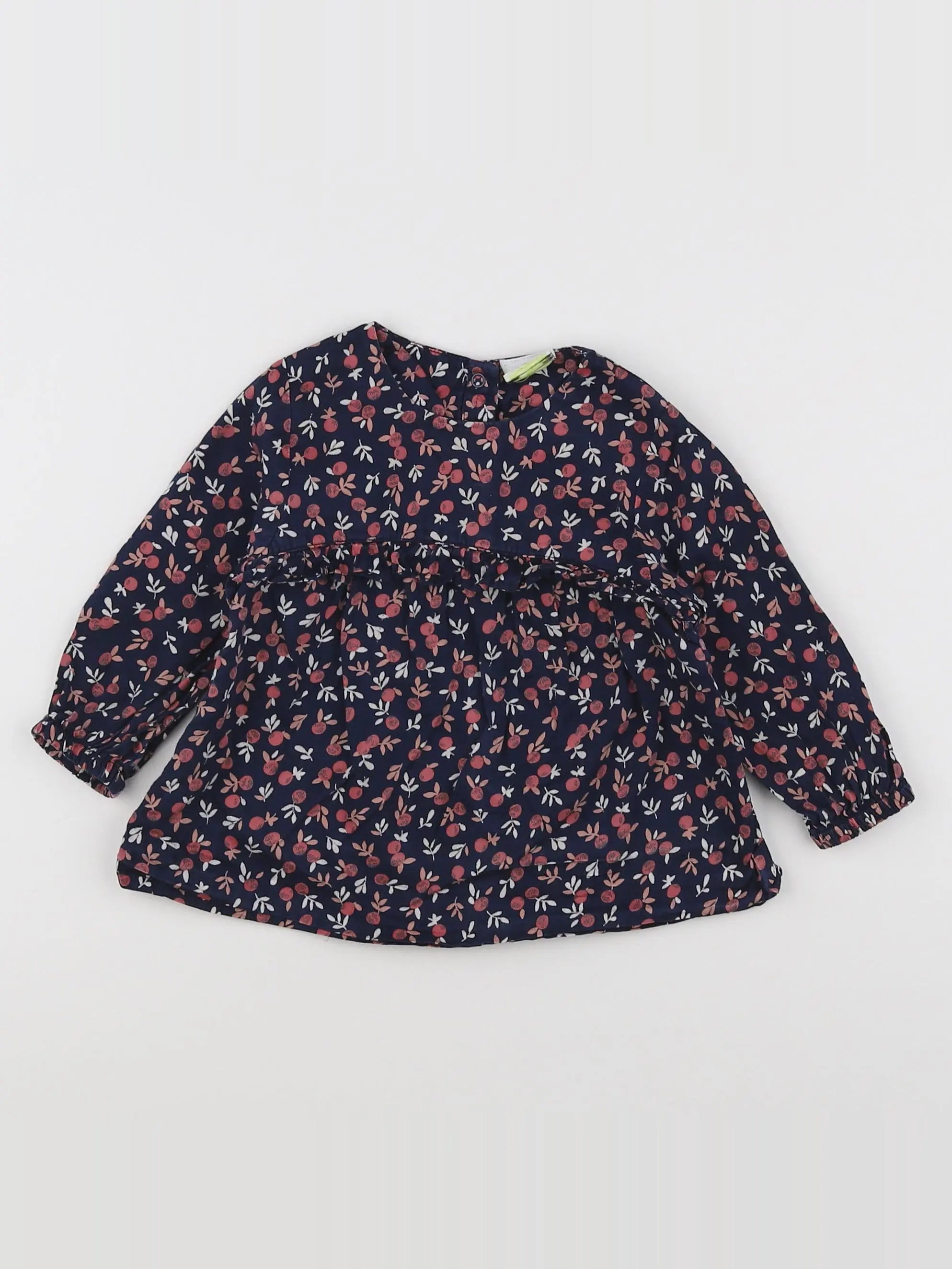 Tape à l'oeil - blouse multicolore - 12 mois