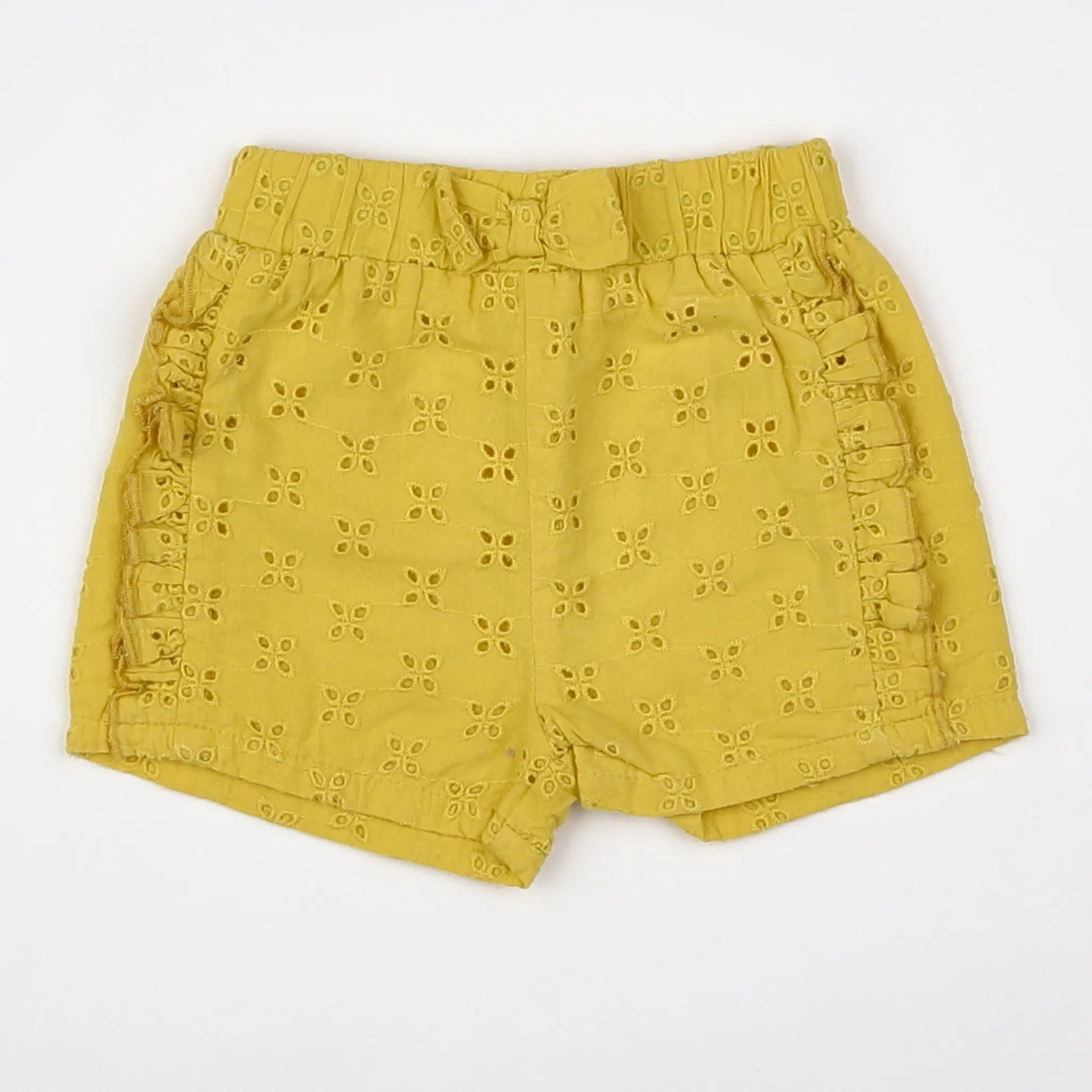 Vertbaudet - short jaune - 6 mois