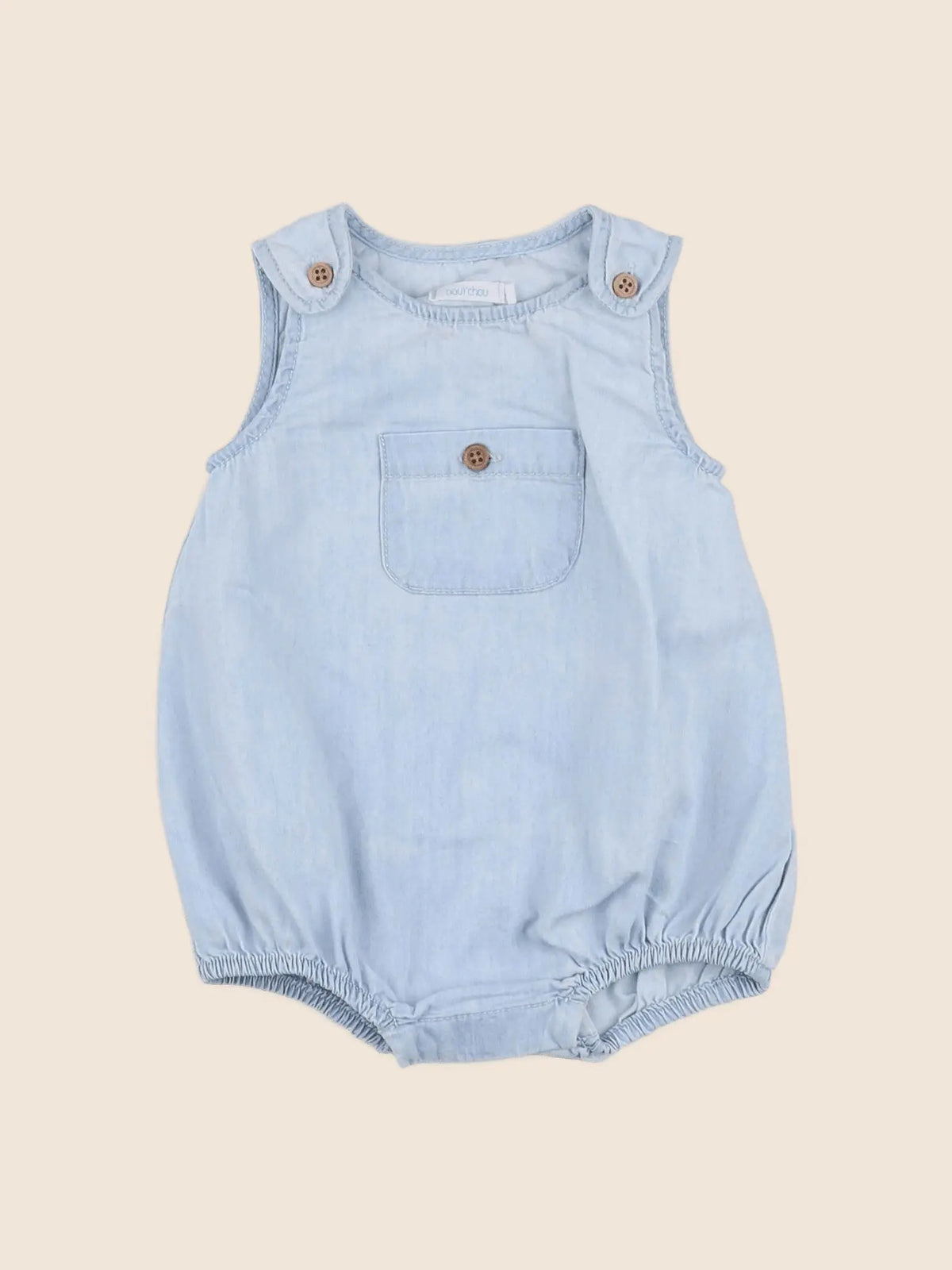 Boutchou - combinaison bleu - 3 mois