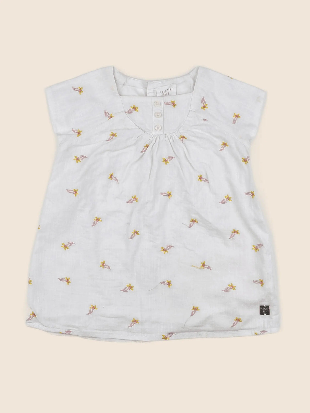 Carrément Beau - robe multicolore - 12 mois