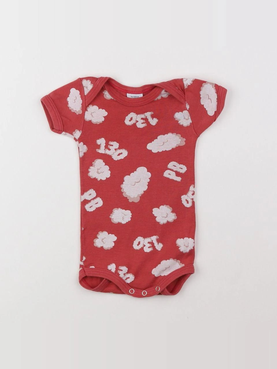 Petit Bateau - body rose - 3 mois
