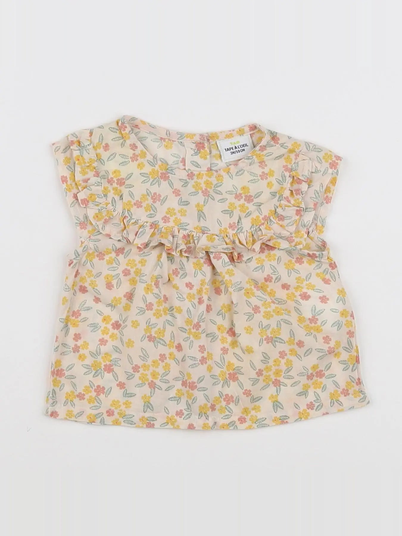 Tape à l'oeil - blouse multicolore - 3 mois