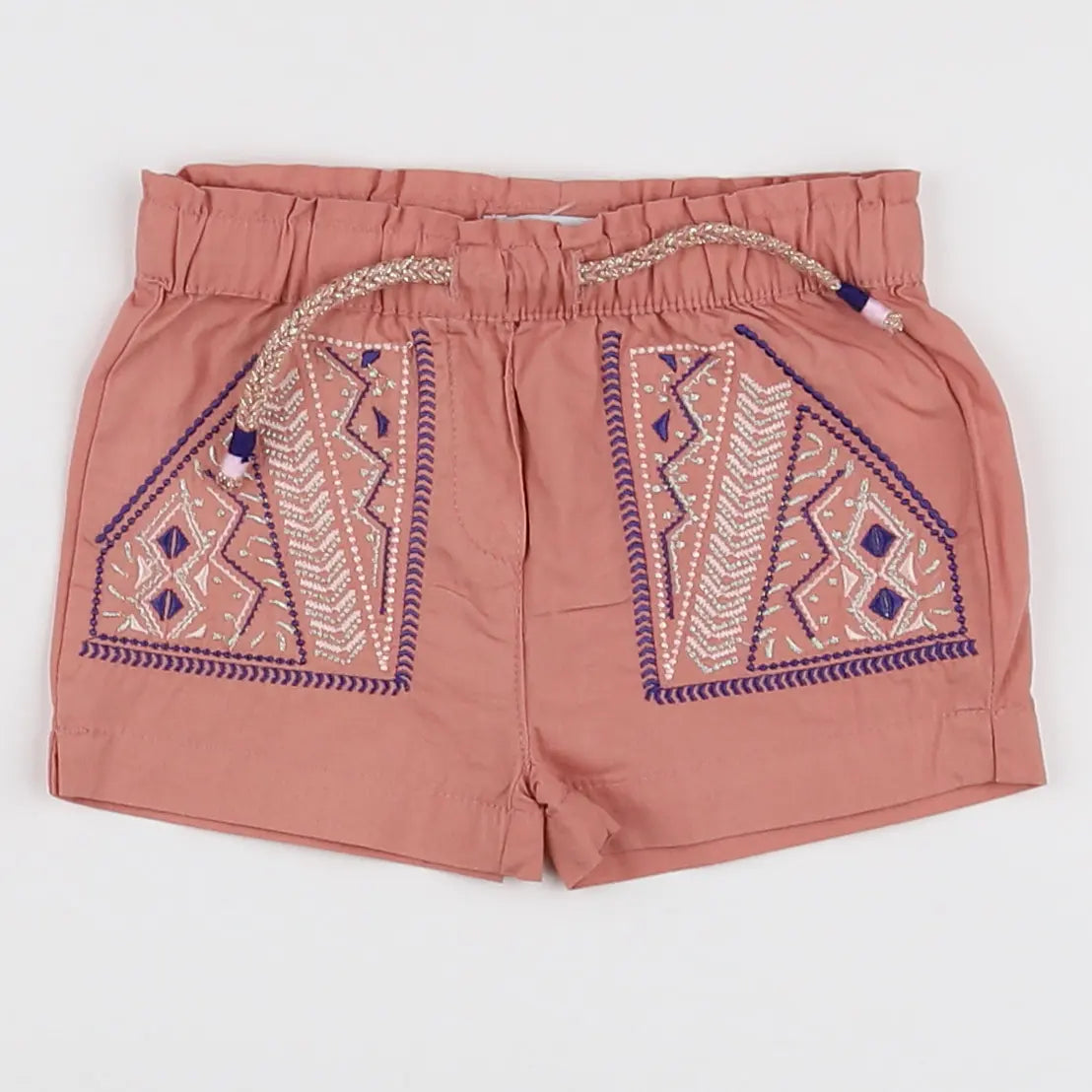 Vertbaudet - short rose - 3 mois