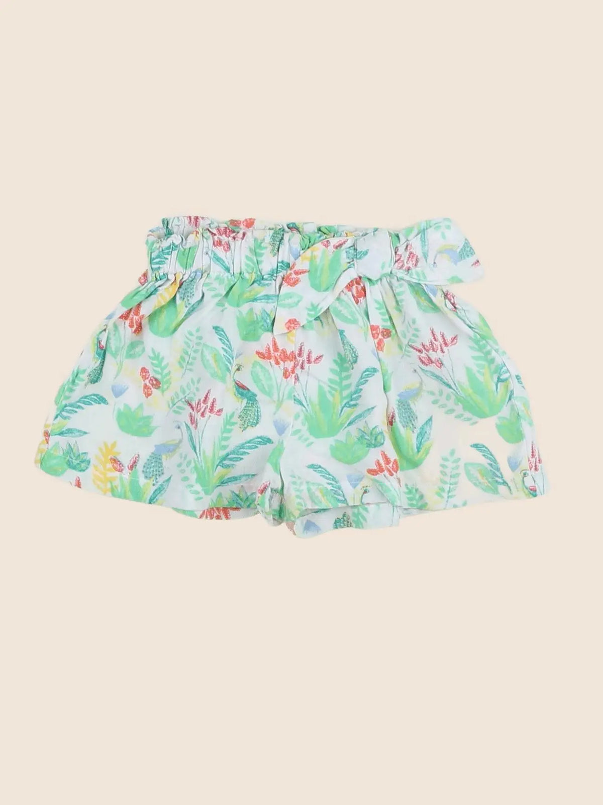 Vertbaudet - short vert - 12 mois