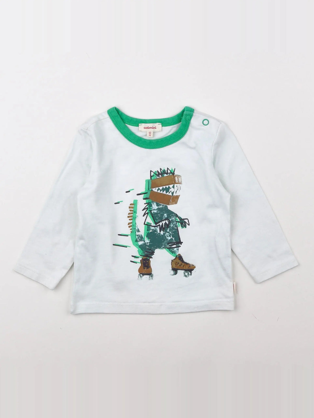 Catimini - tee-shirt blanc - 12 mois