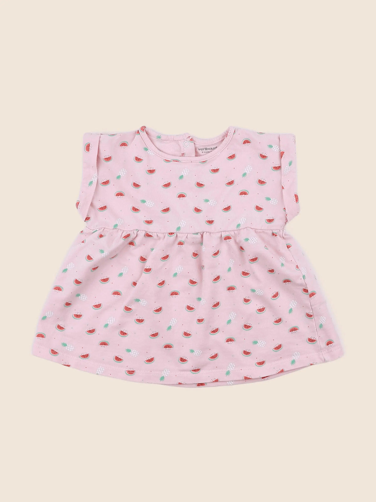 Vertbaudet - robe rose - 9 mois