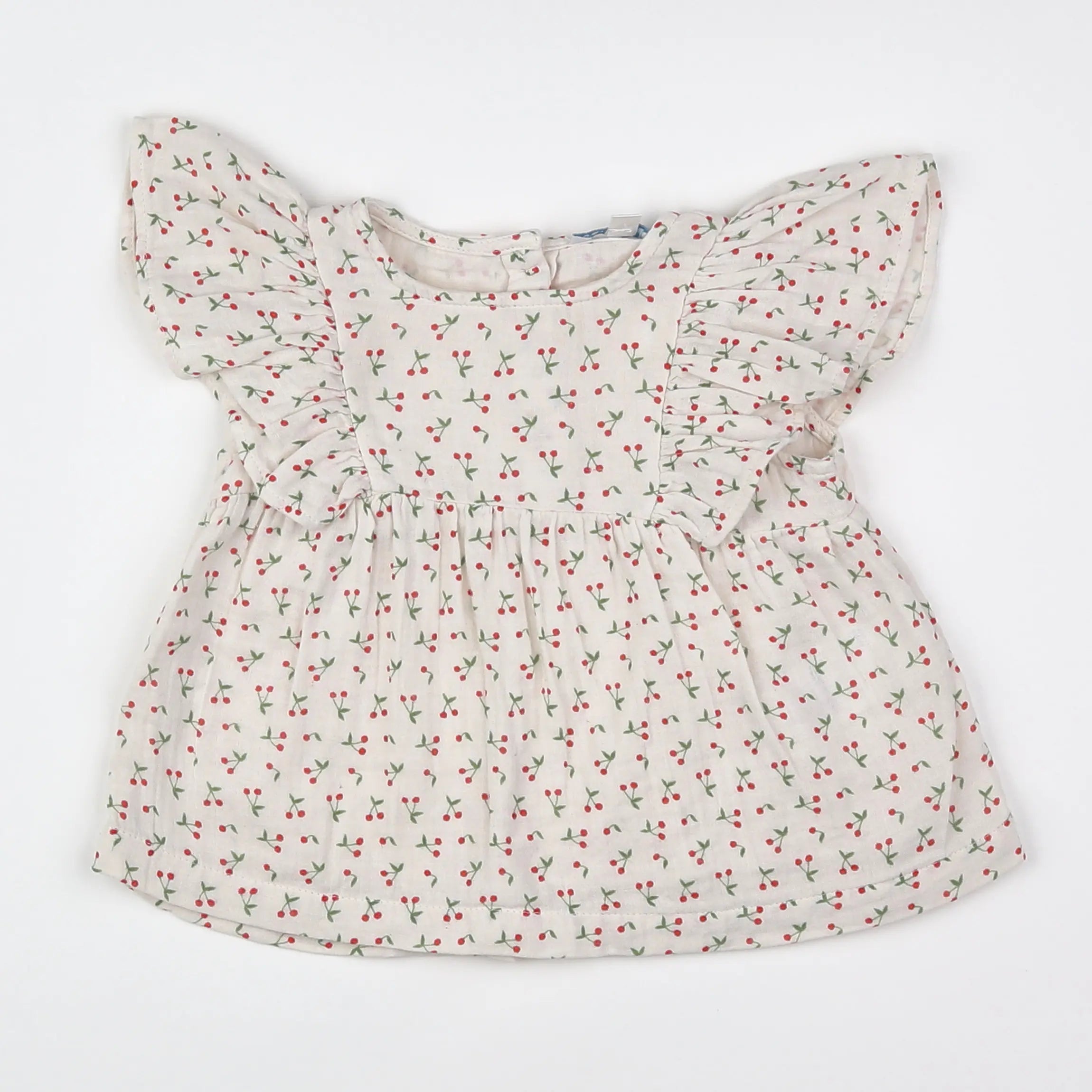 Vertbaudet - blouse blanc - 9 mois