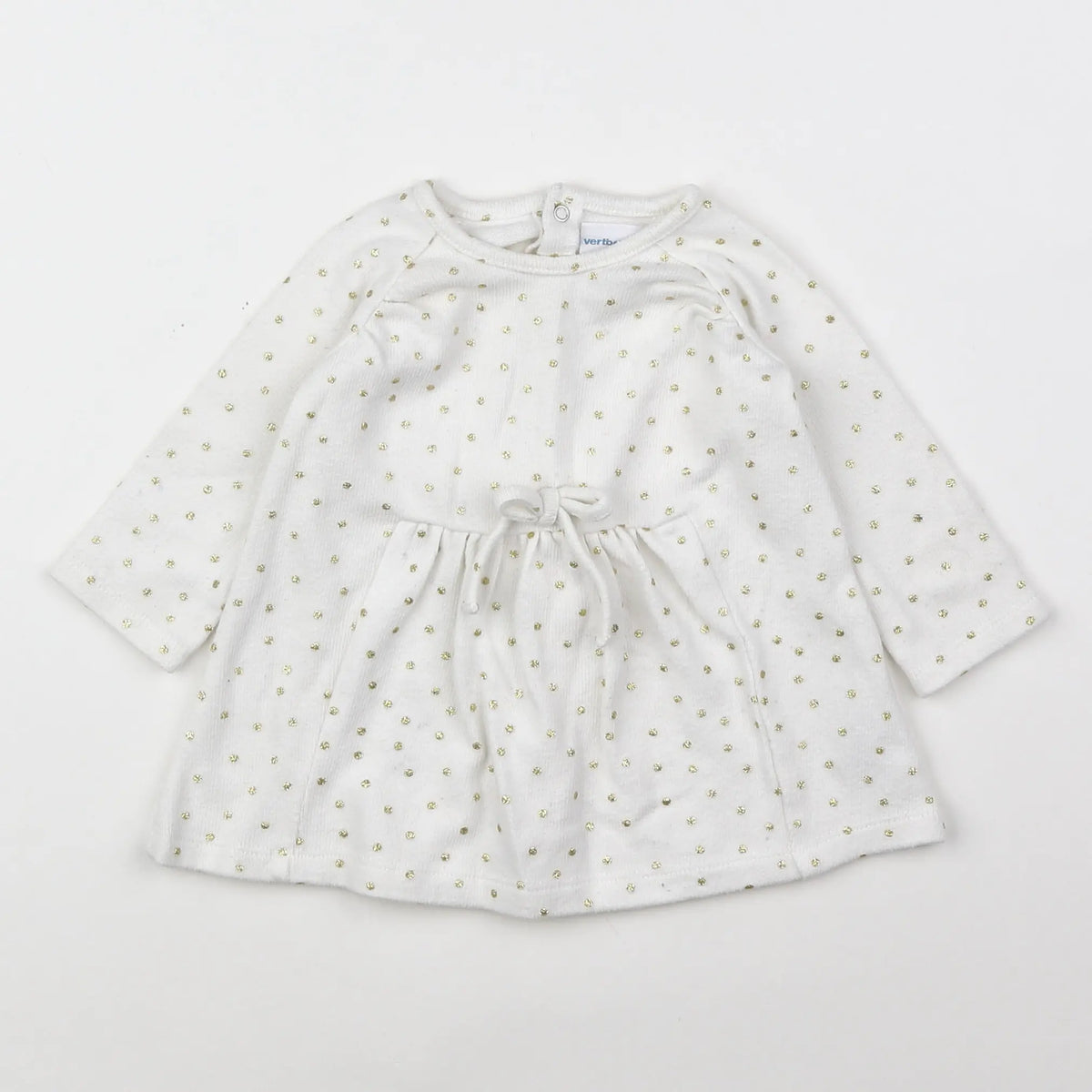 Vertbaudet - robe blanc - 6 mois