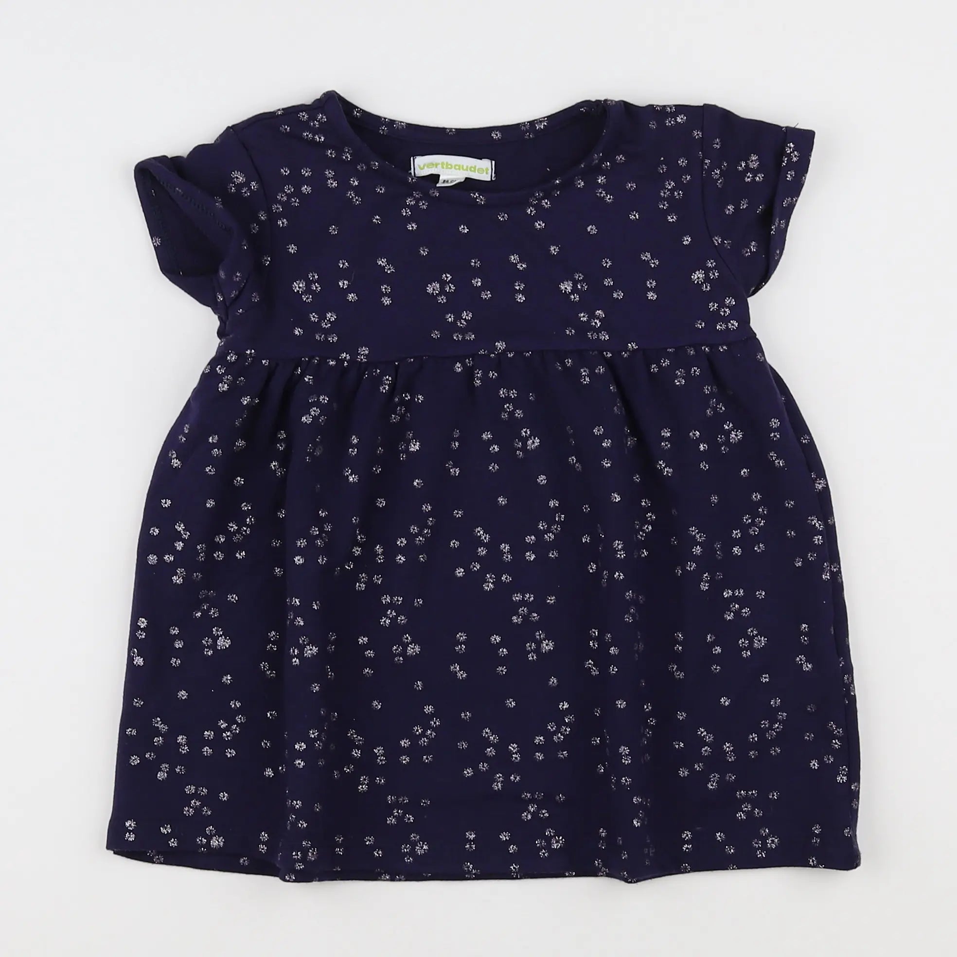 Vertbaudet - robe bleu - 2 ans