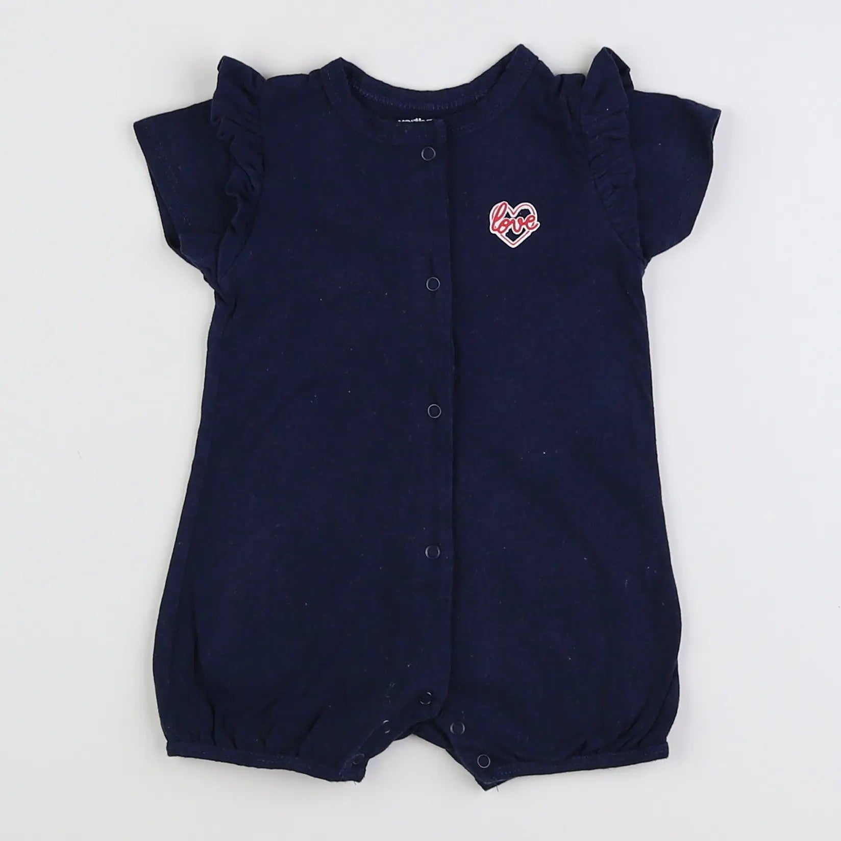 Vertbaudet - combinaison bleu - 6 mois