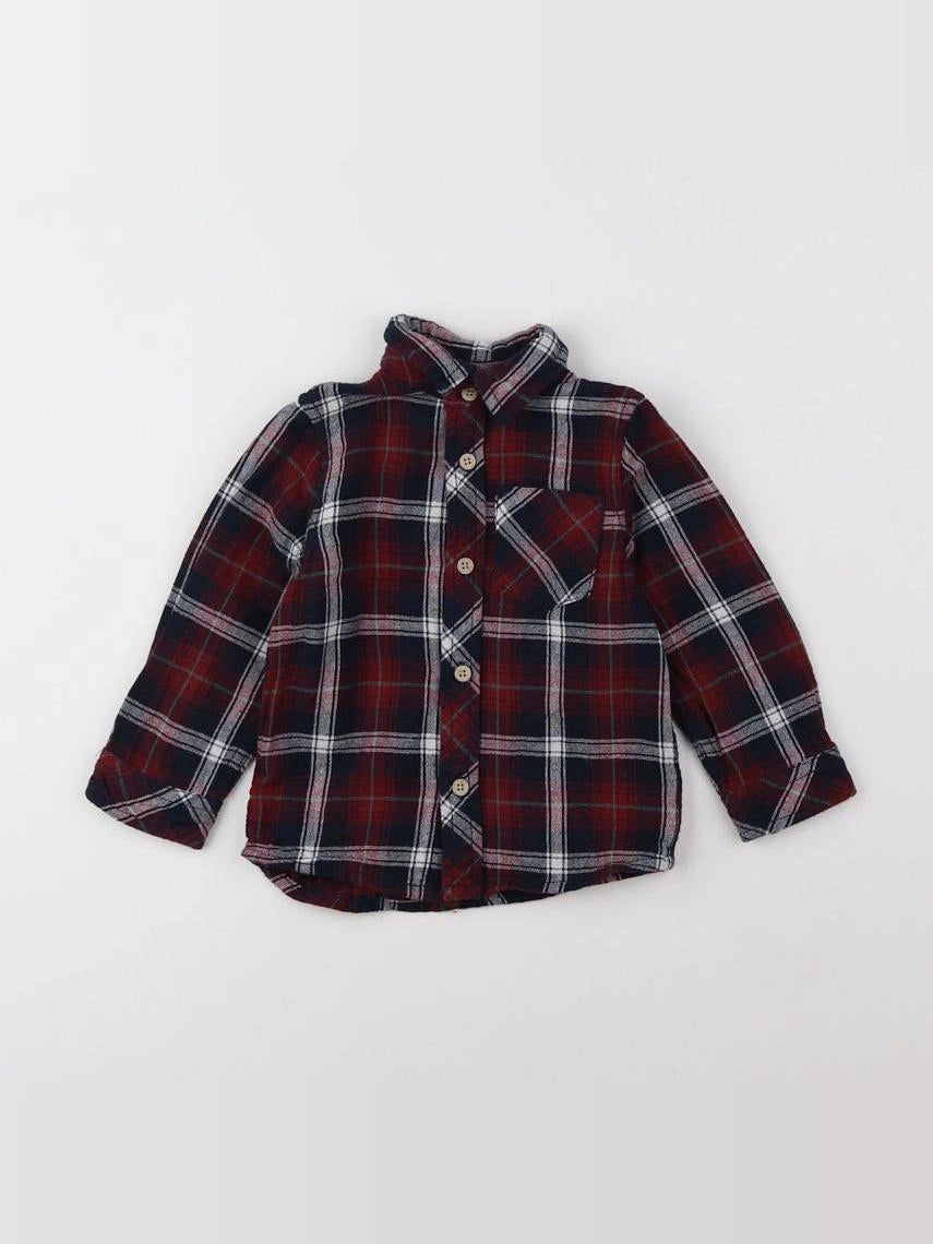 Zippy - chemise rouge - 12/18 mois