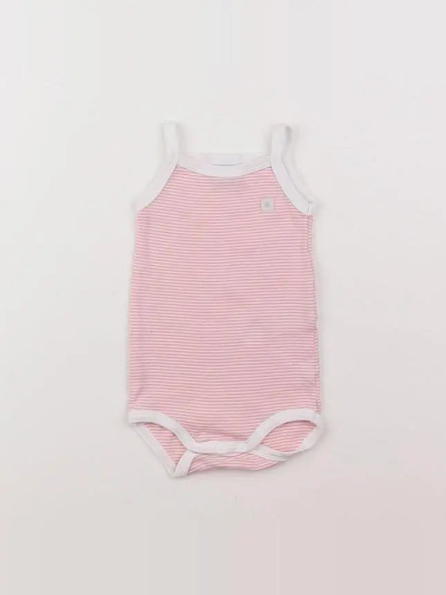Petit Bateau - body rose - 3 mois