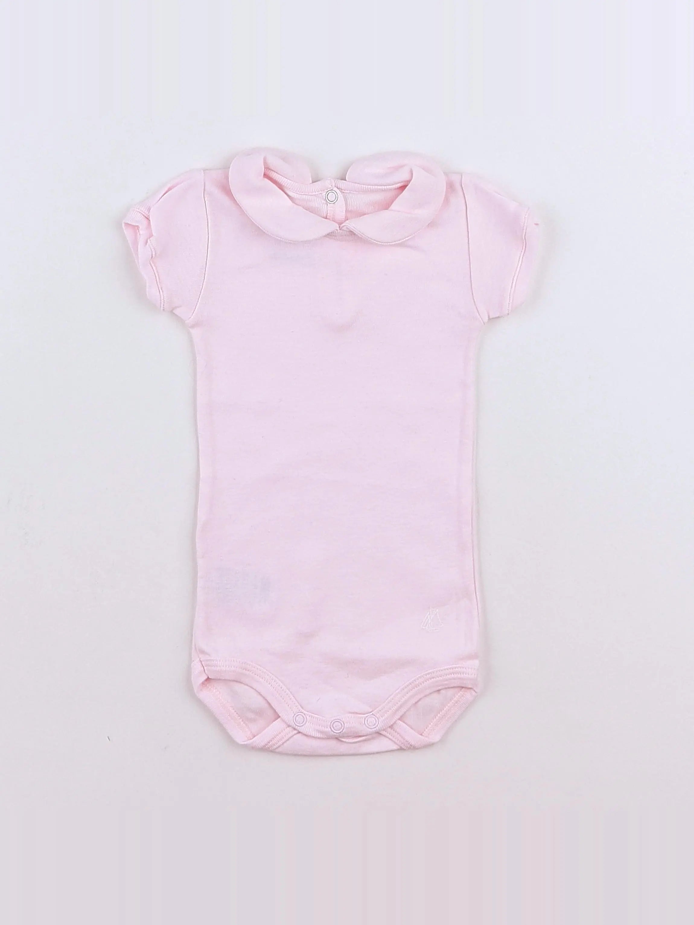Petit Bateau - body vetement rose - 3 mois